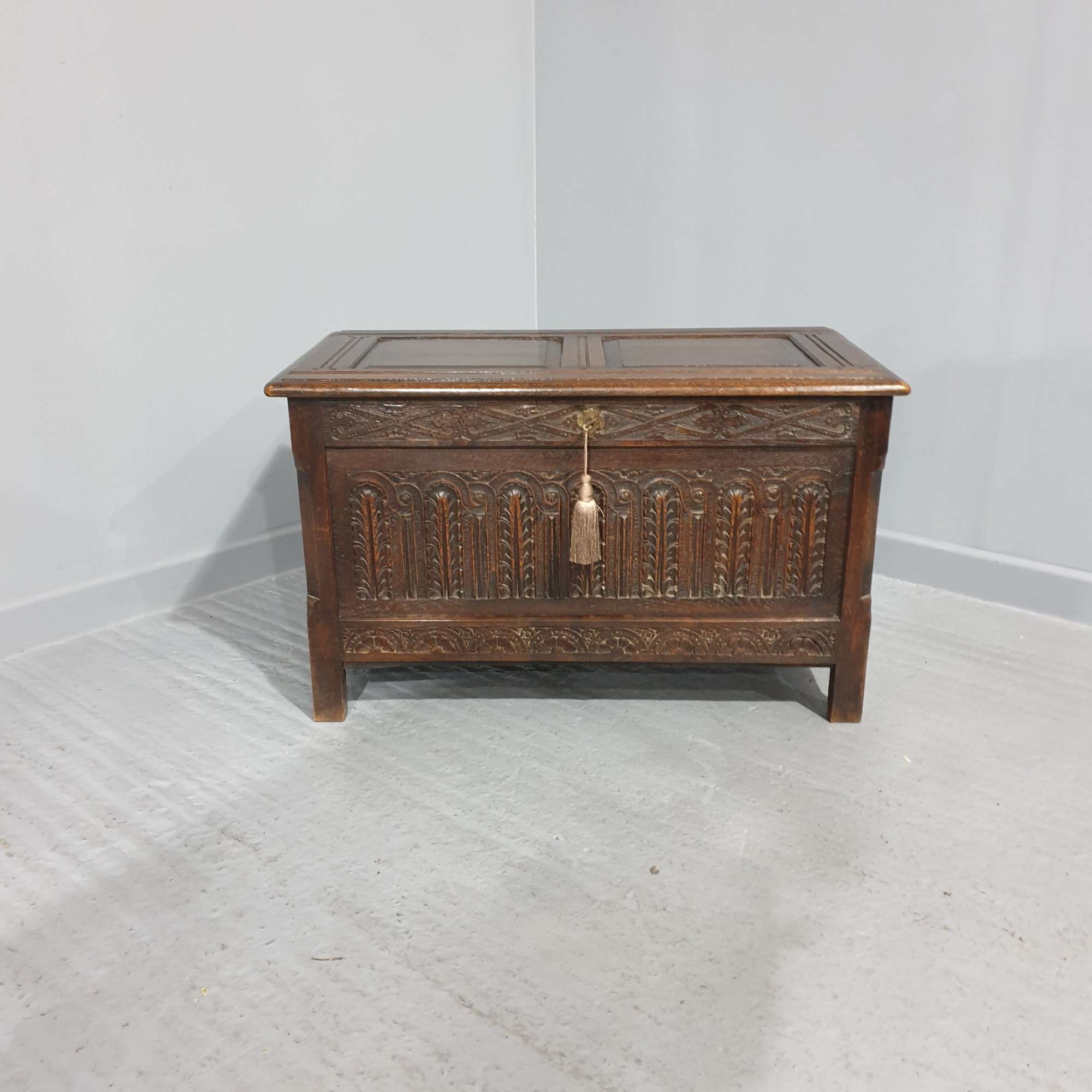 Oak Coffer of Small Proportions