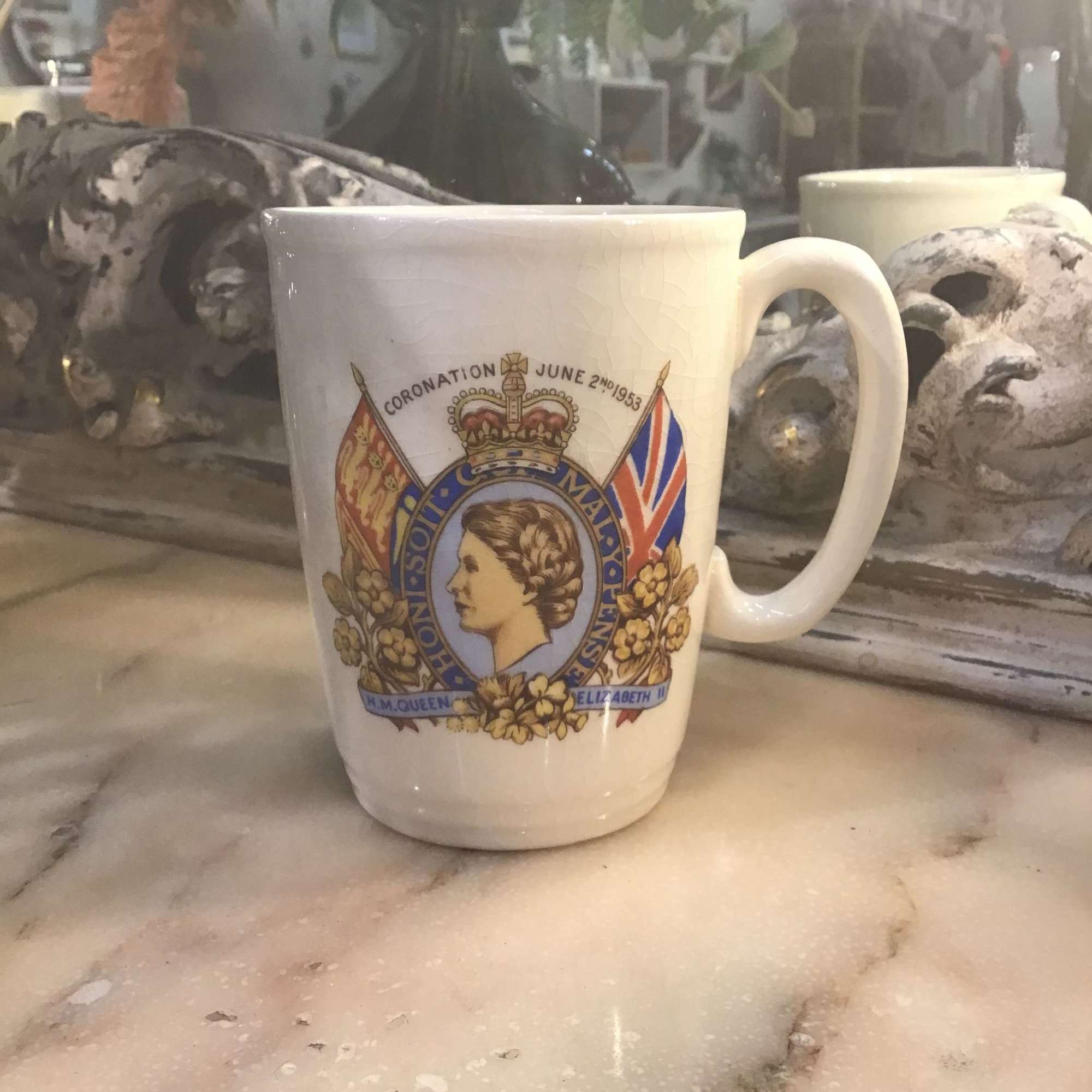 Queen Elizabeth II Coronation mug 1953