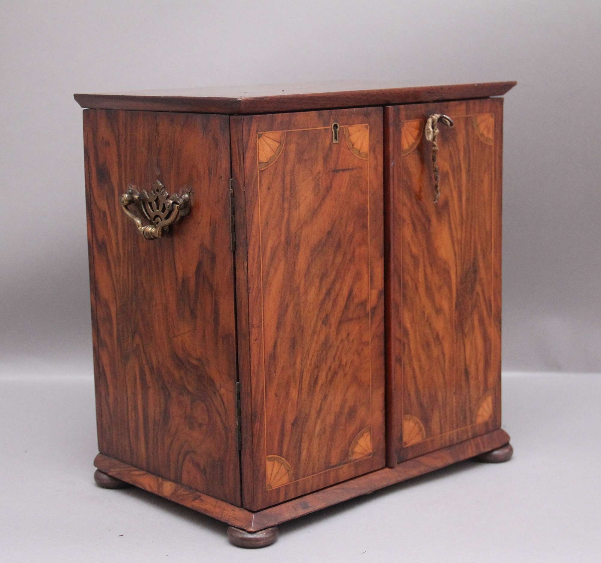 19th Century Walnut Table Cabinet