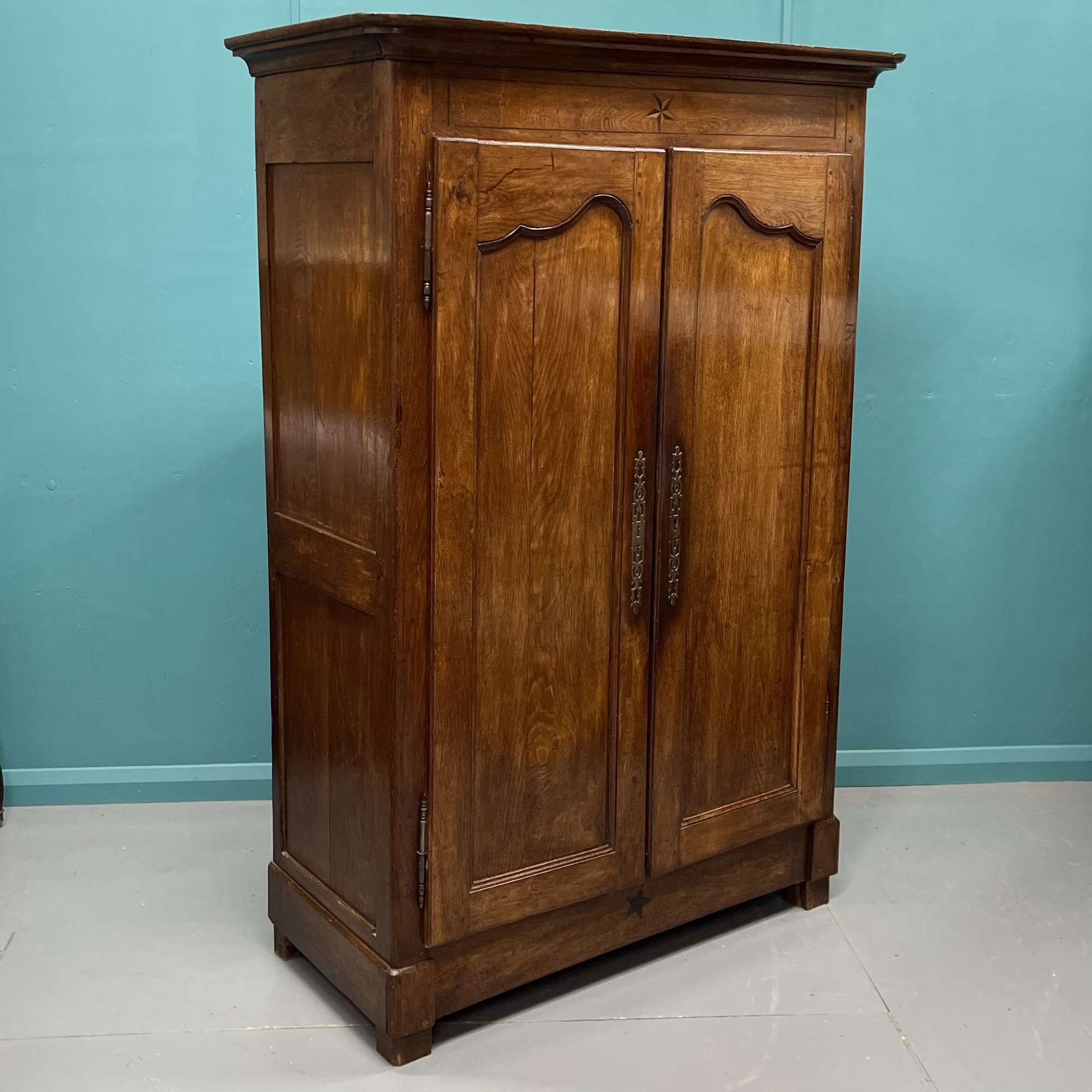 18th Century French Chestnut Low Armoire