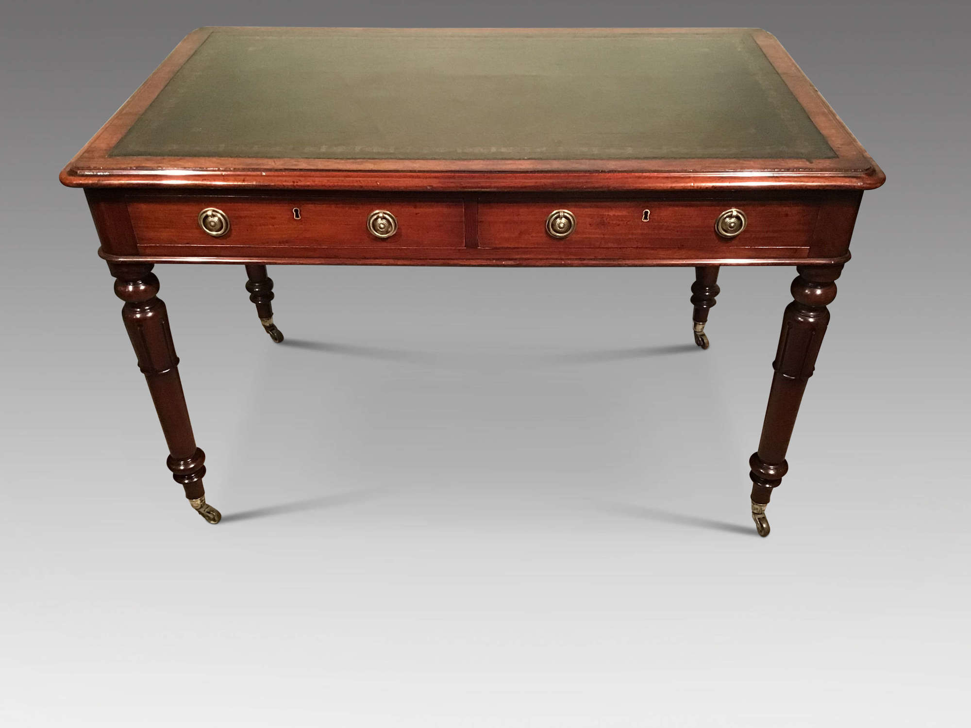 William IV mahogany writing table