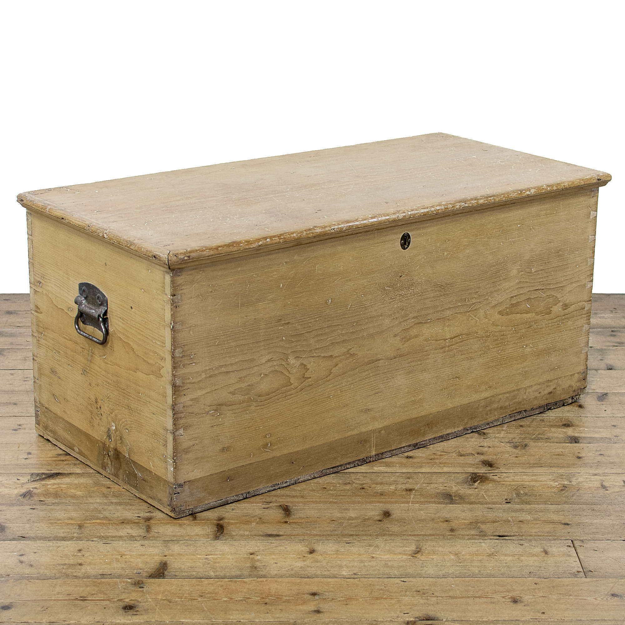 19th Century Antique Pine Chest Or Blanket Box