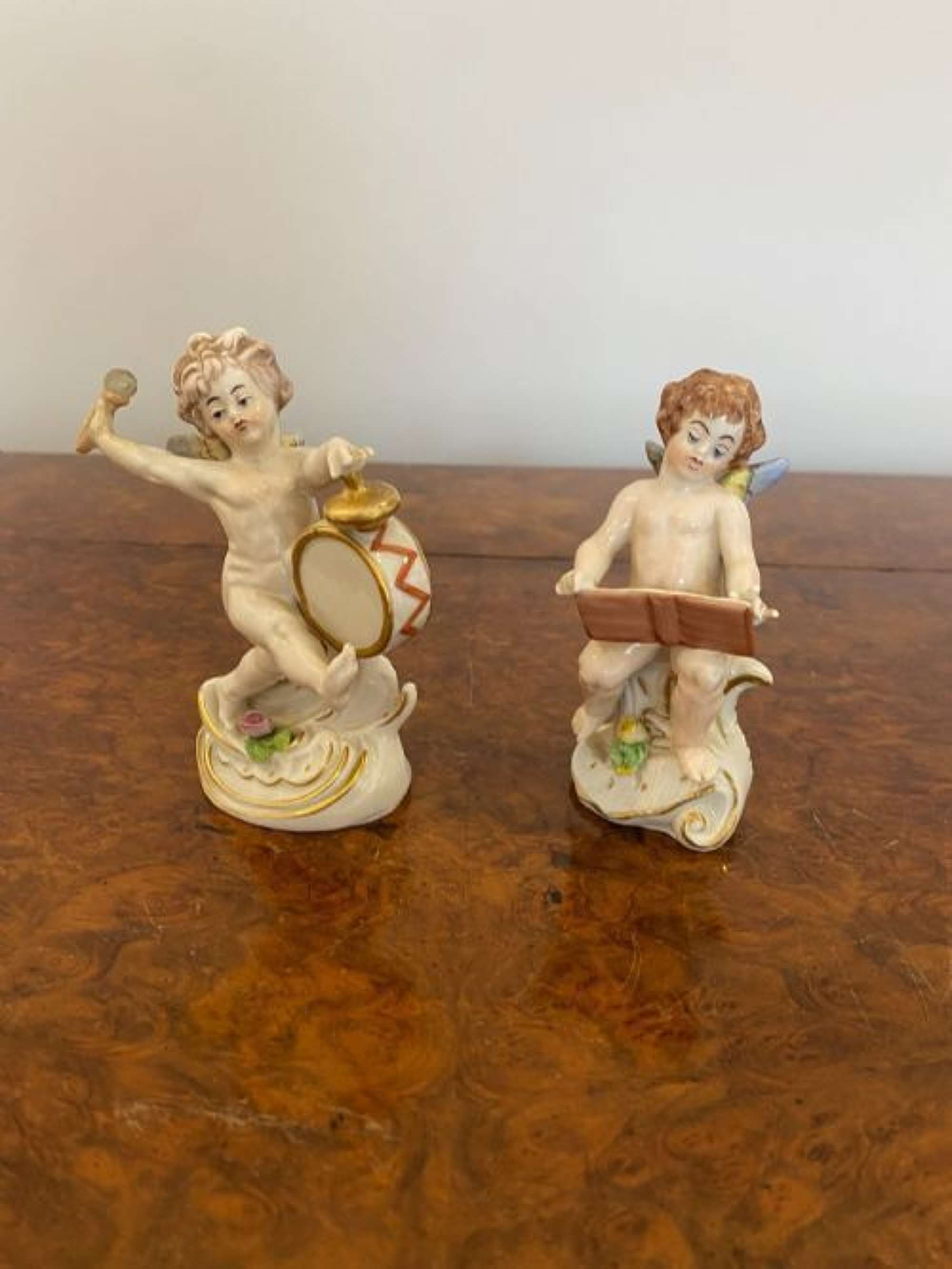 Two Antique Continental Porcelain Figures