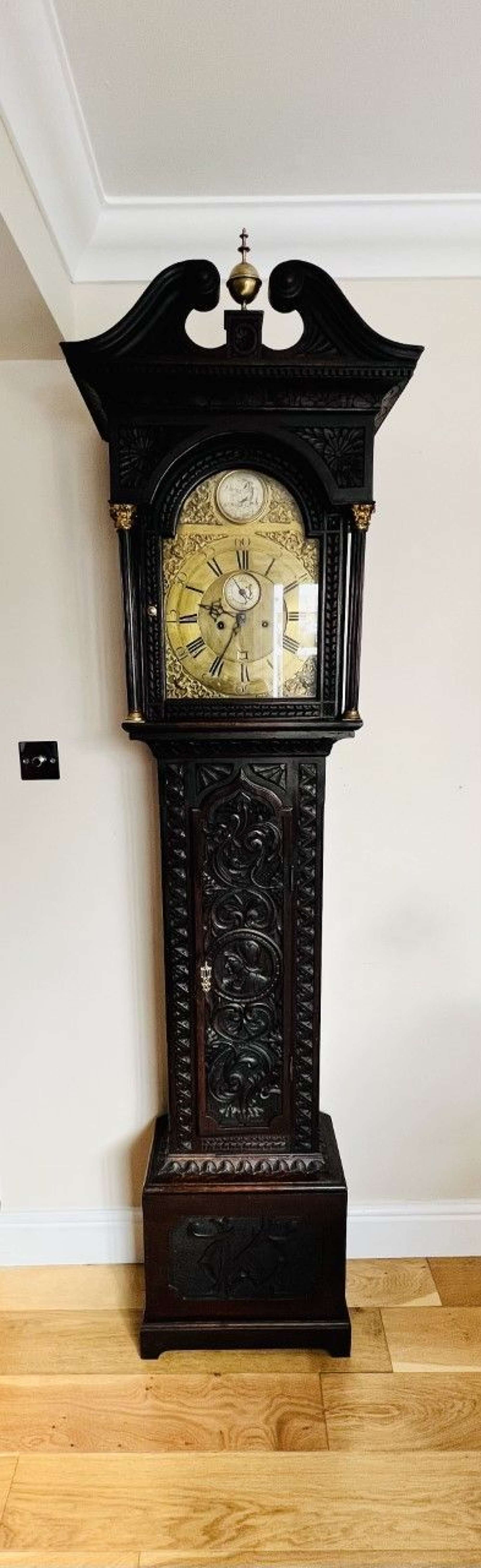 Stunning Quality Antique George Iii 8 Day Long Case Clock