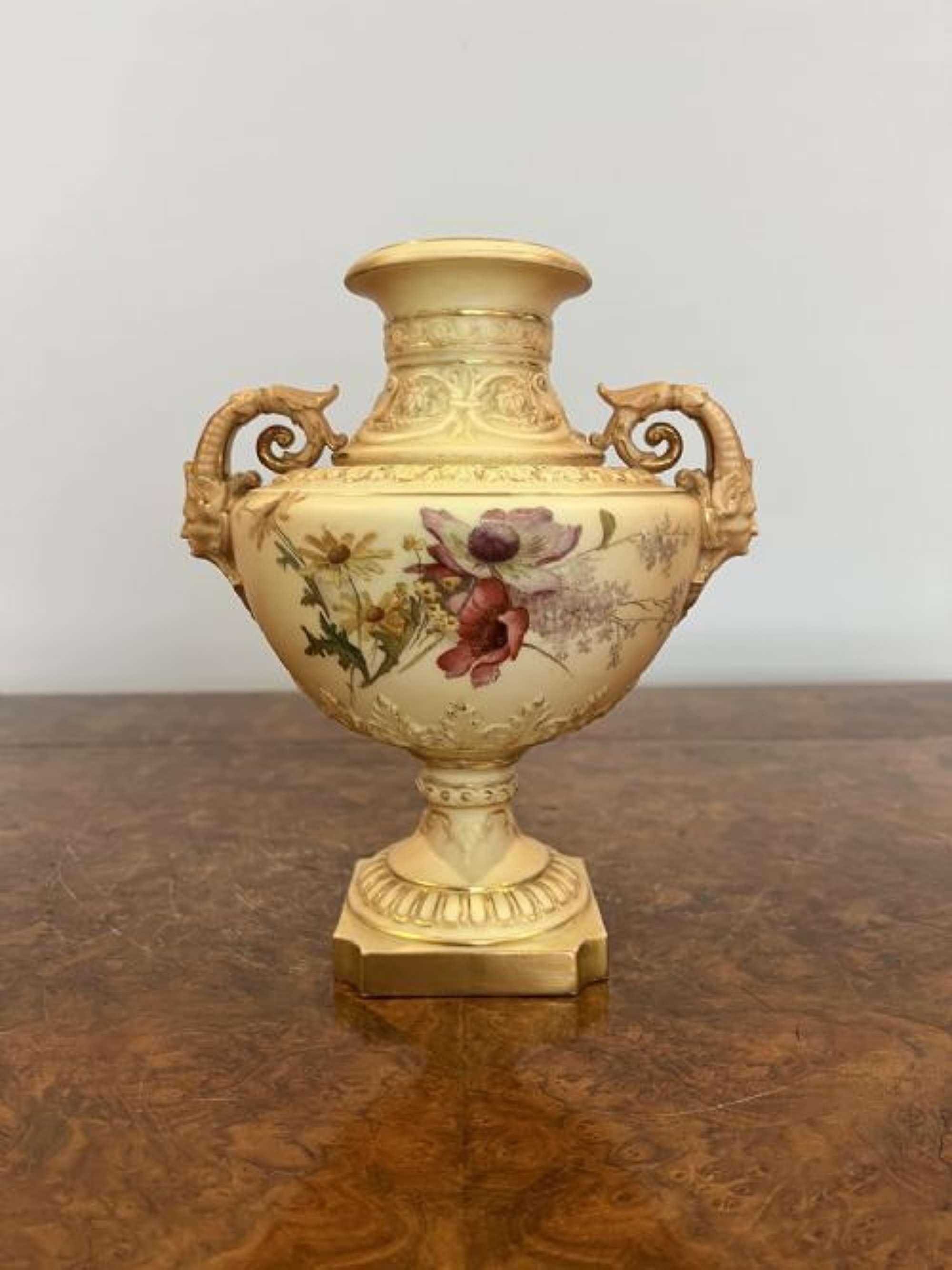 Fine Quality Royal Worcester Vase