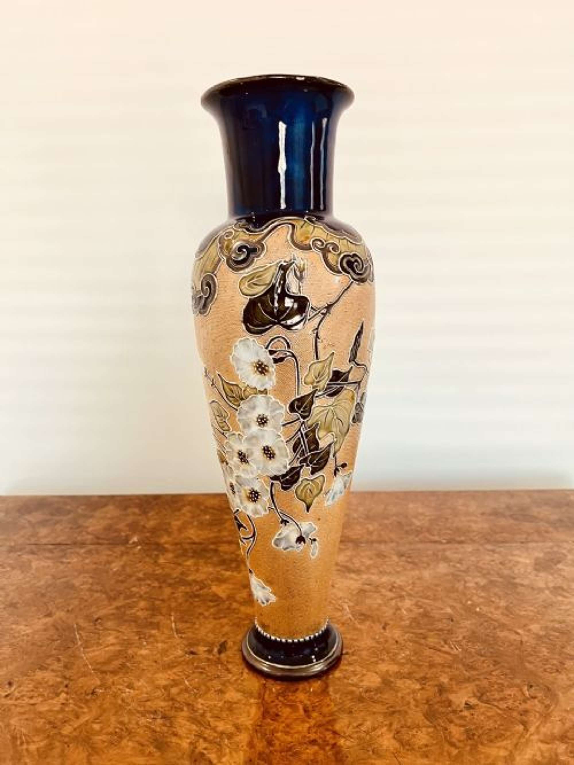 Fantastic Quality Antique Victorian Doulton Patent Vase