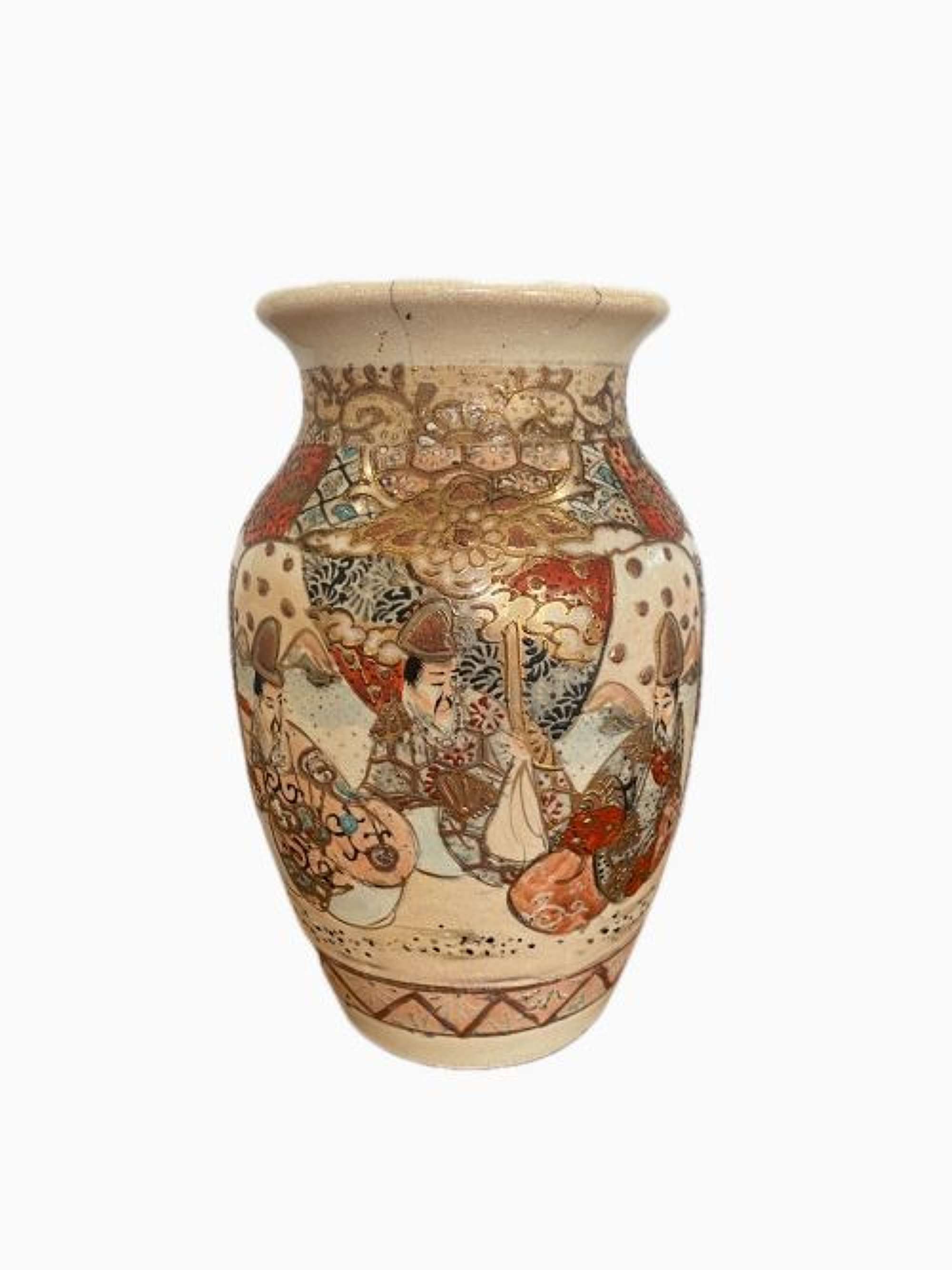 Antique Satsuma Vase