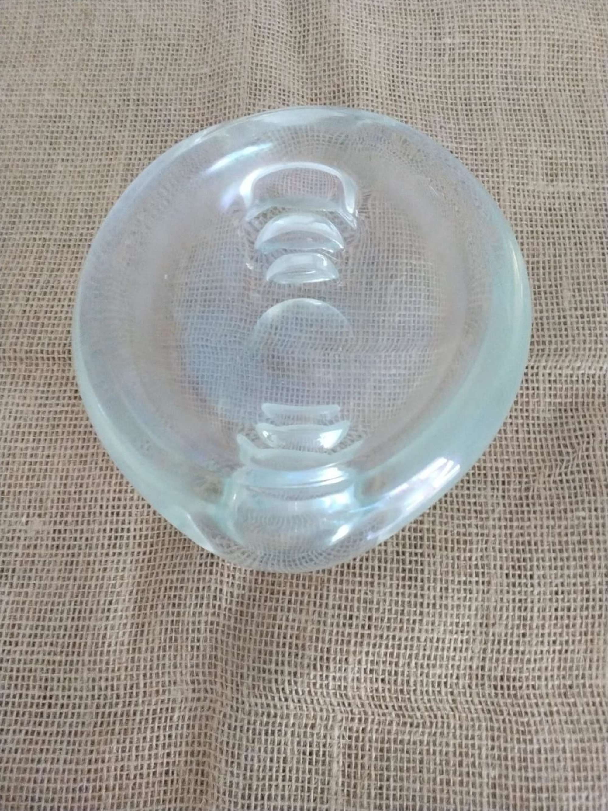 Iridescent Art Glass Dish