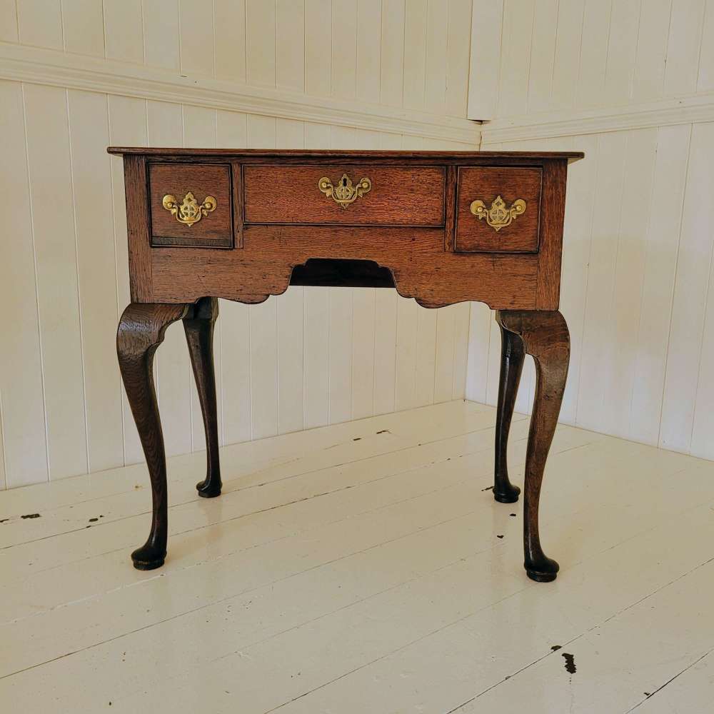 George III Period Oak Lowboy