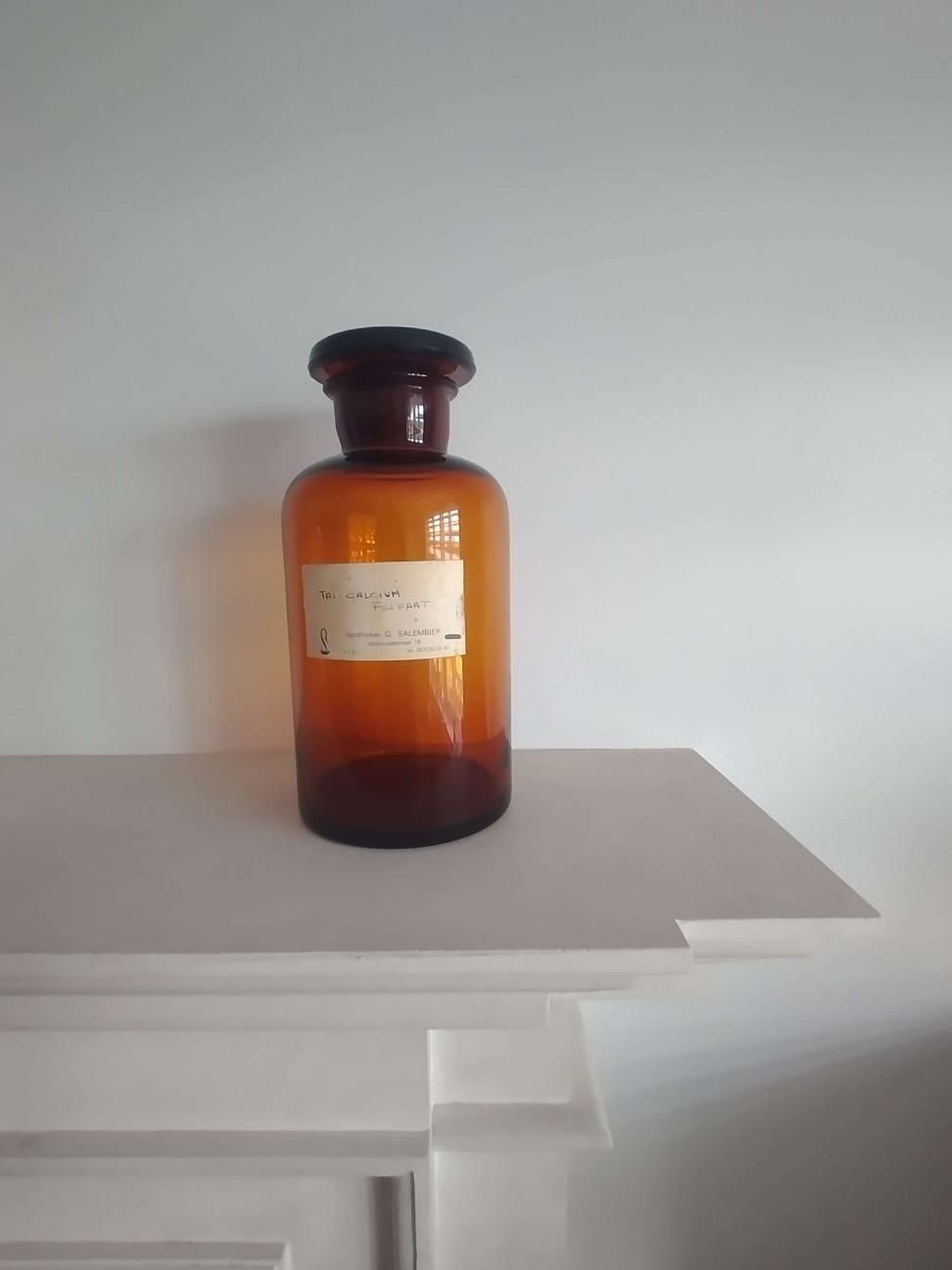 Apothecary Amber Glass Jar