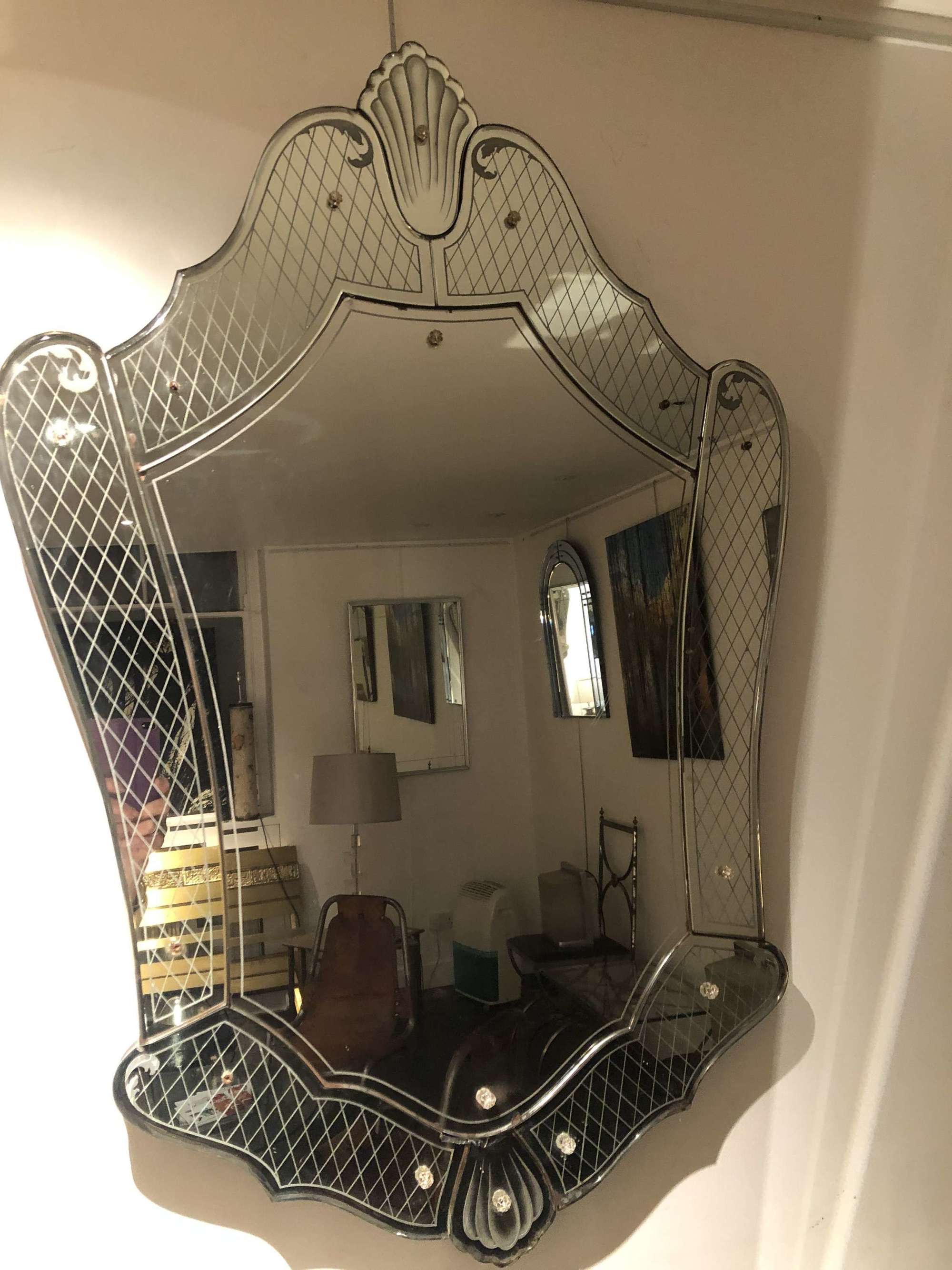 Ornate Venitian Mirror  A/F