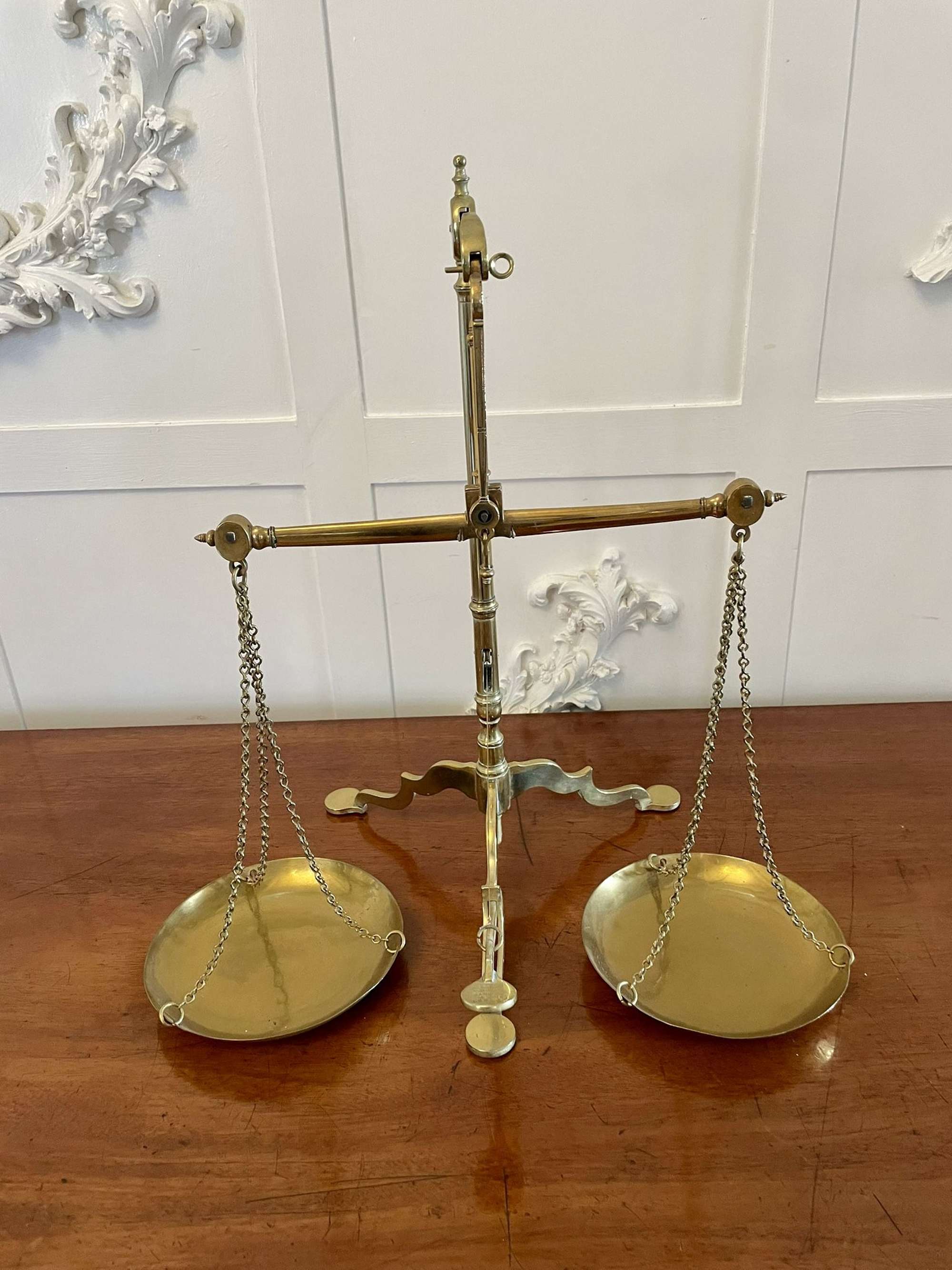 Quality Antique Victorian Brass Scales