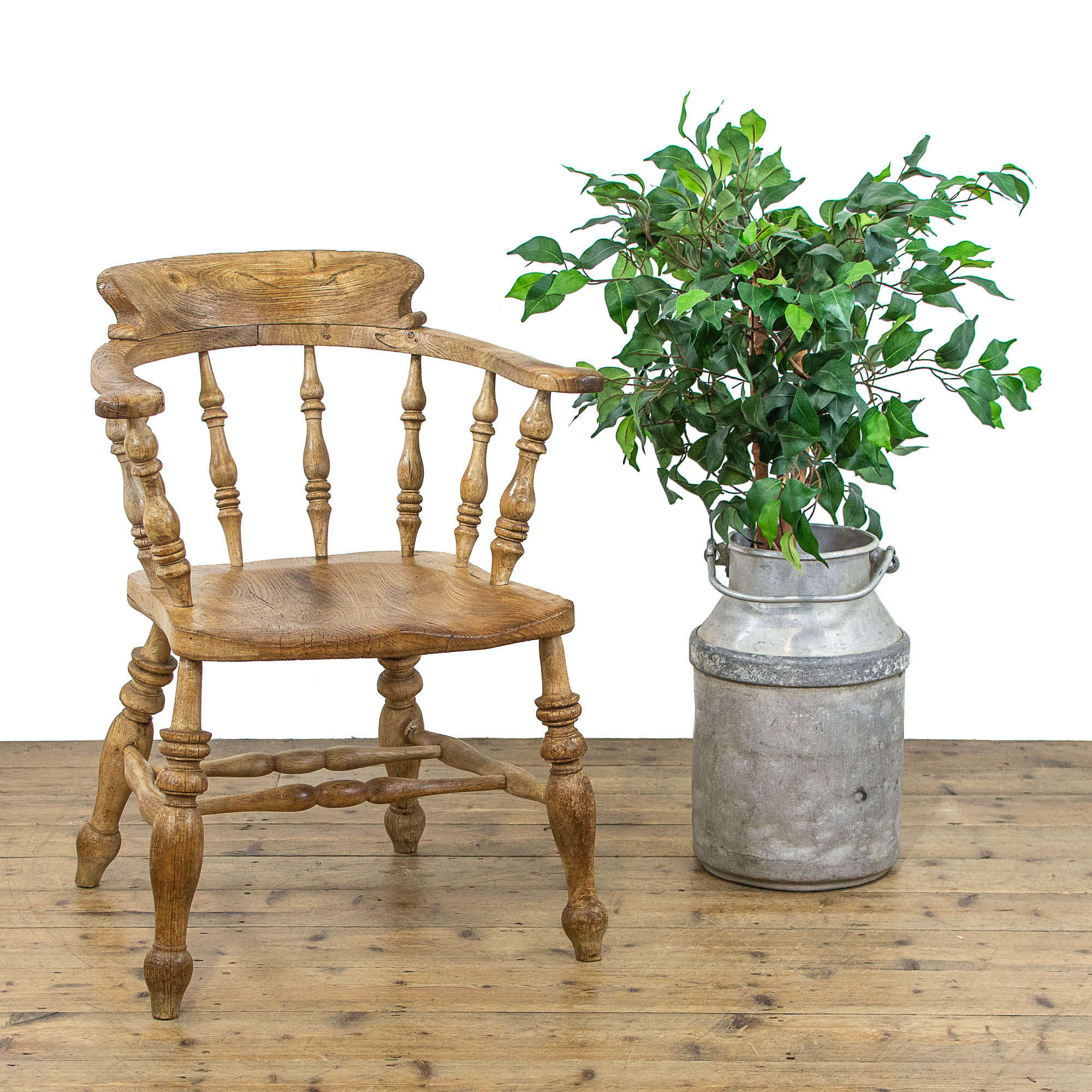 Rustic Antique Smokers Bow Chair