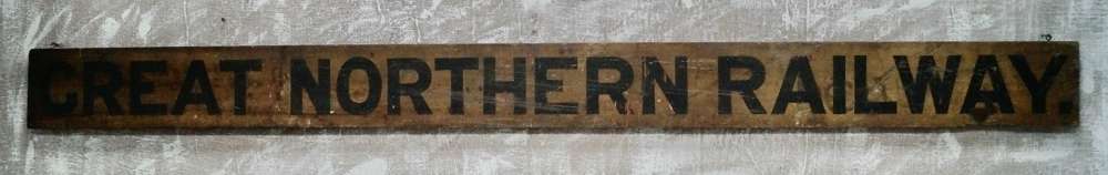 Victorian Great Northern Railway Platform Sign