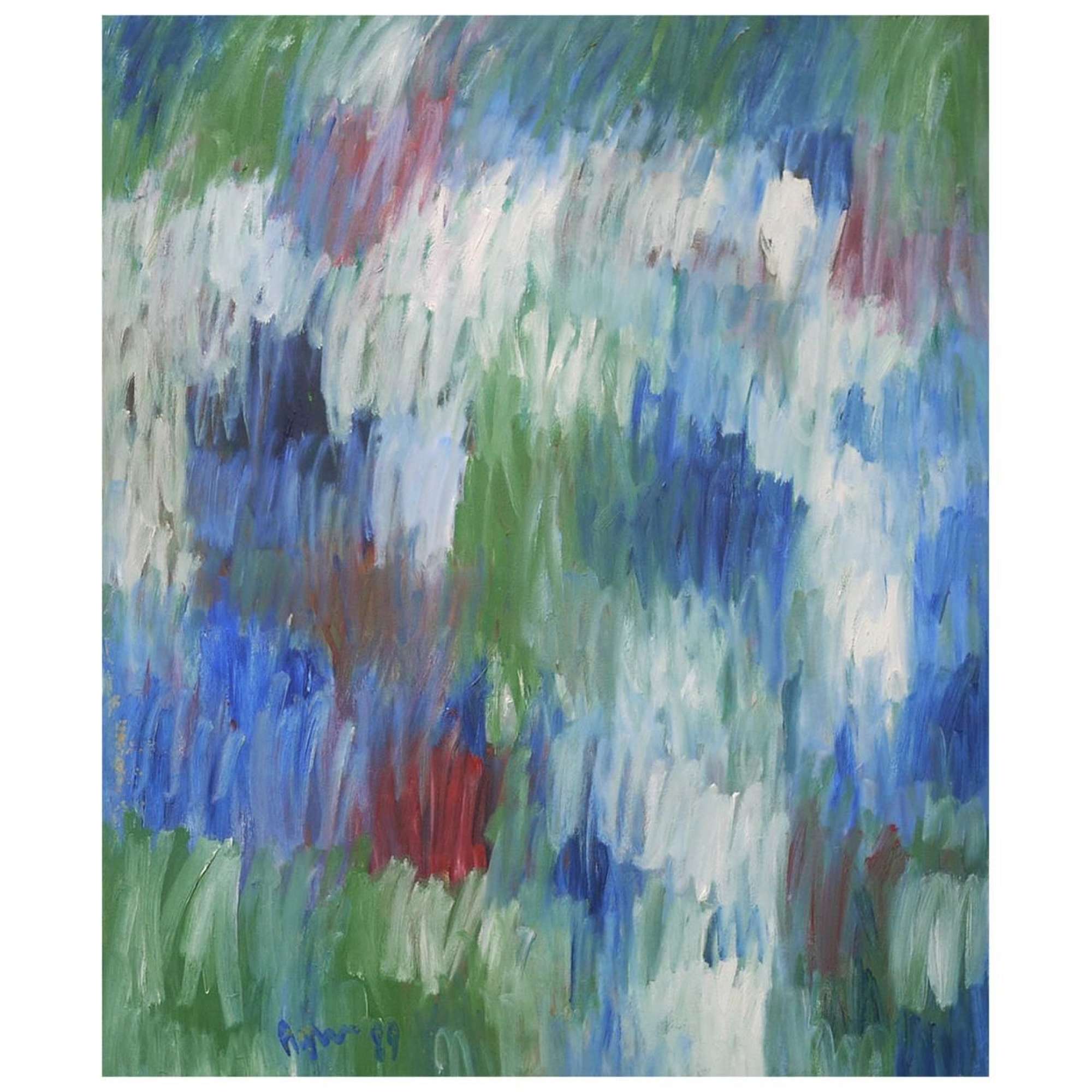 Abstract Painting, Agner, Hans Peter, Cascade Of Colours, 1989
