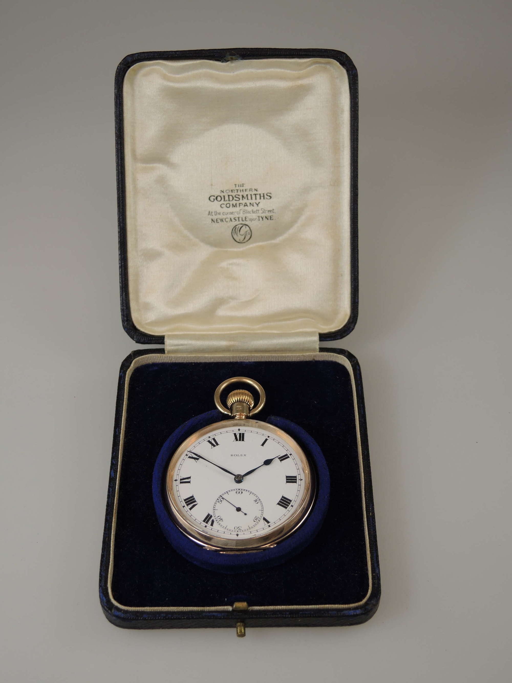 Solid 9K gold genuine vintage ROLEX pocket watch c1942
