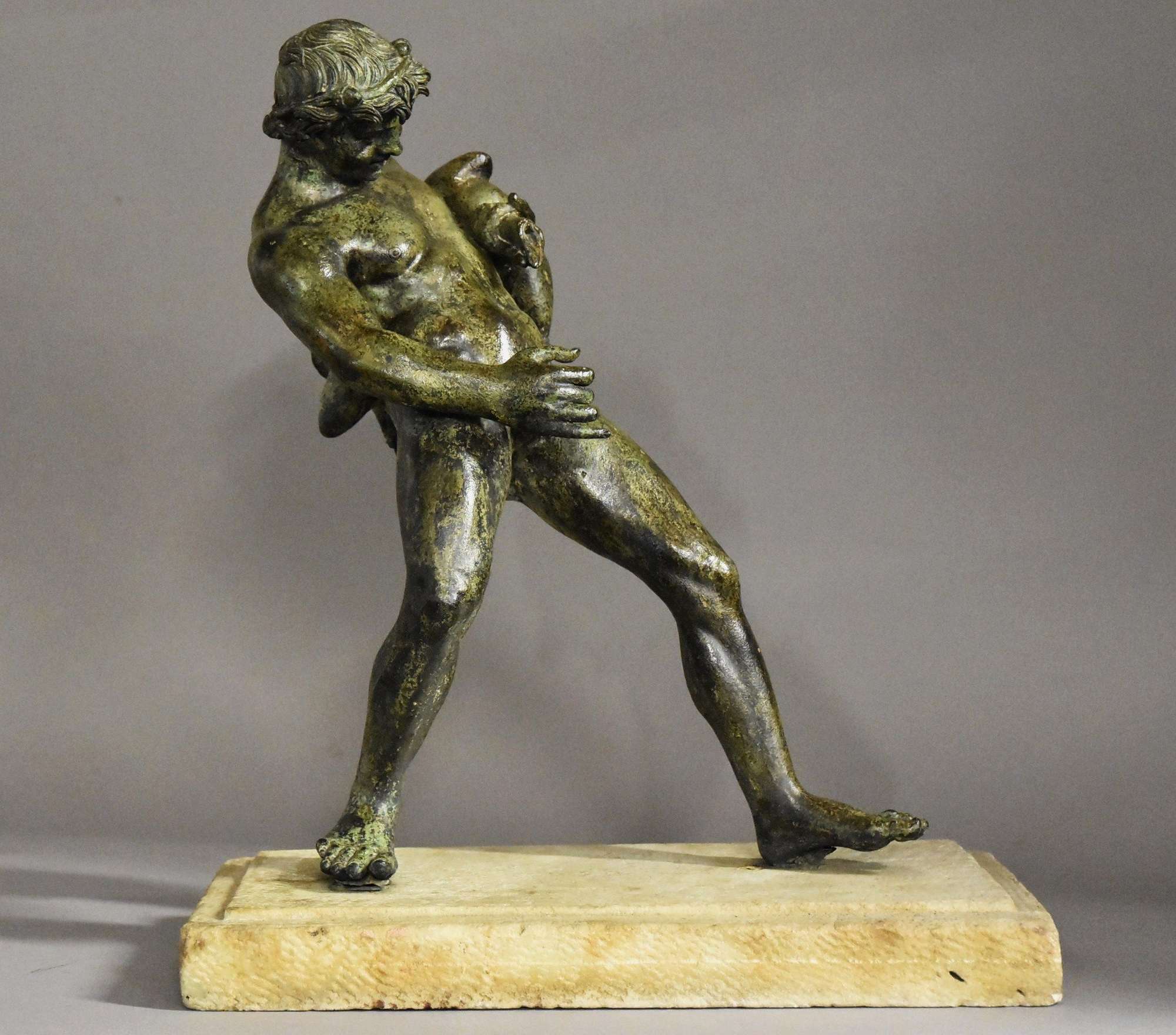 Late 19th century Grand Tour style bronze of Bacchus