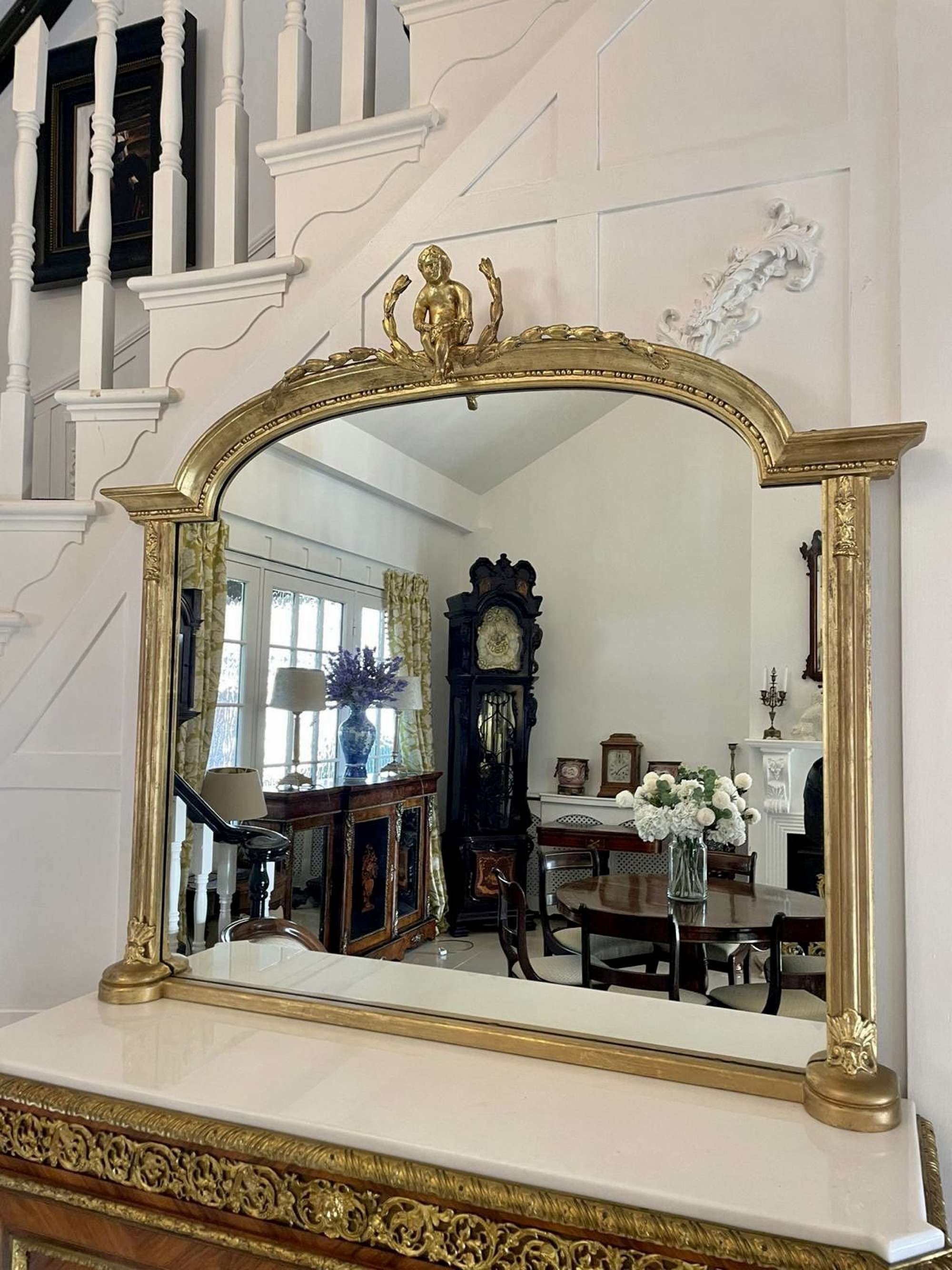 Antique Quality Gilded Wall Mirror