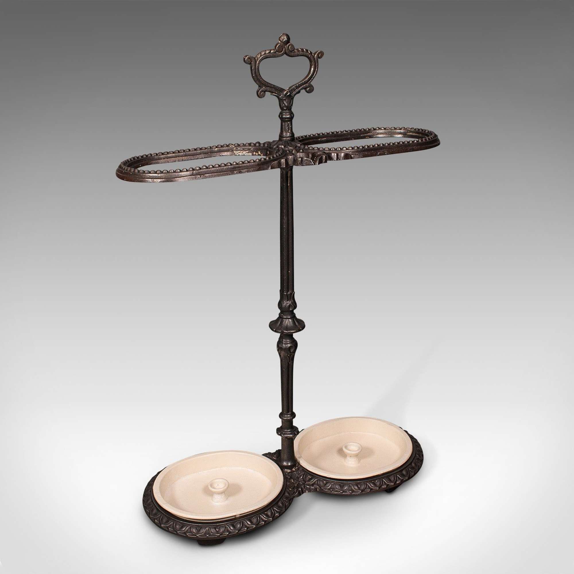 Antique Decorative Stick Stand, French, Umbrella Rack, Art Nouveau, Victorian