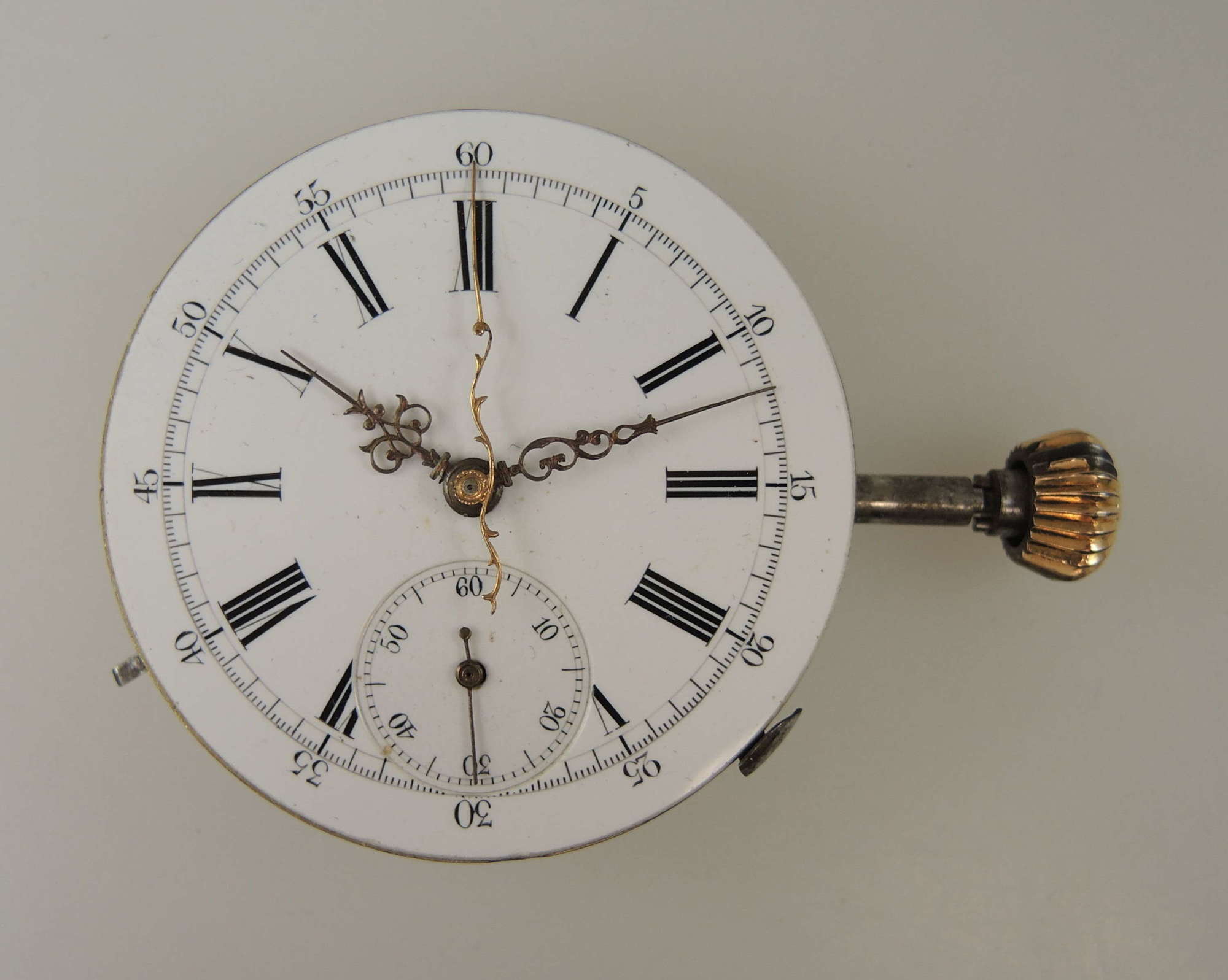 Good Swiss Repeater chronograph movement. With hands c1900