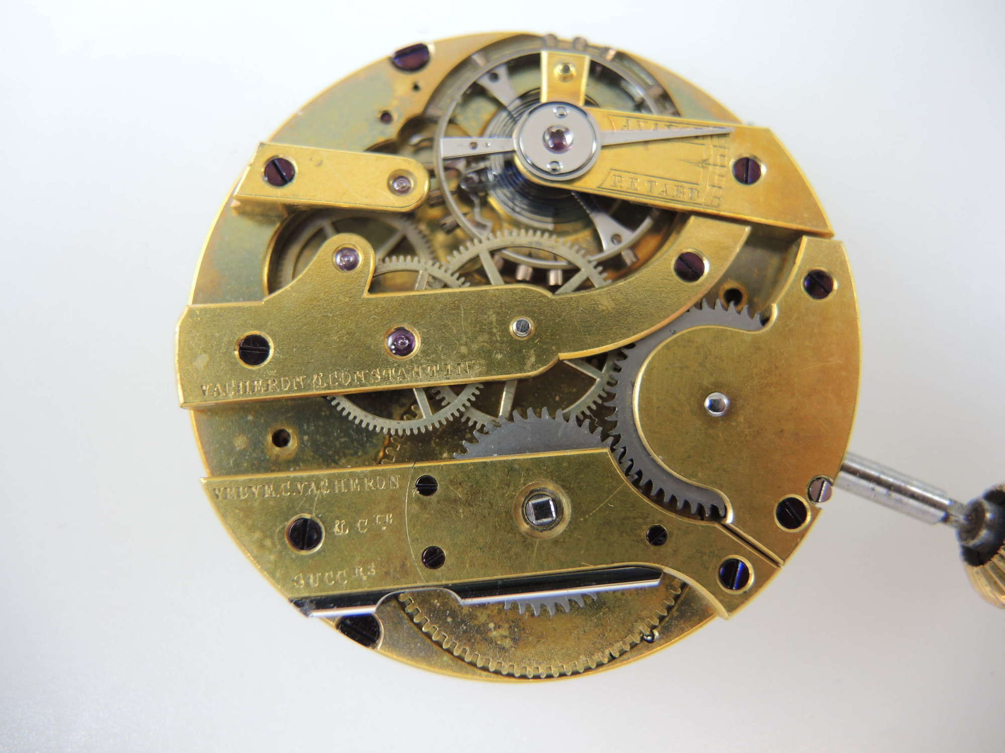Genuine Vacheron & Constantin pocket watch movement c1890