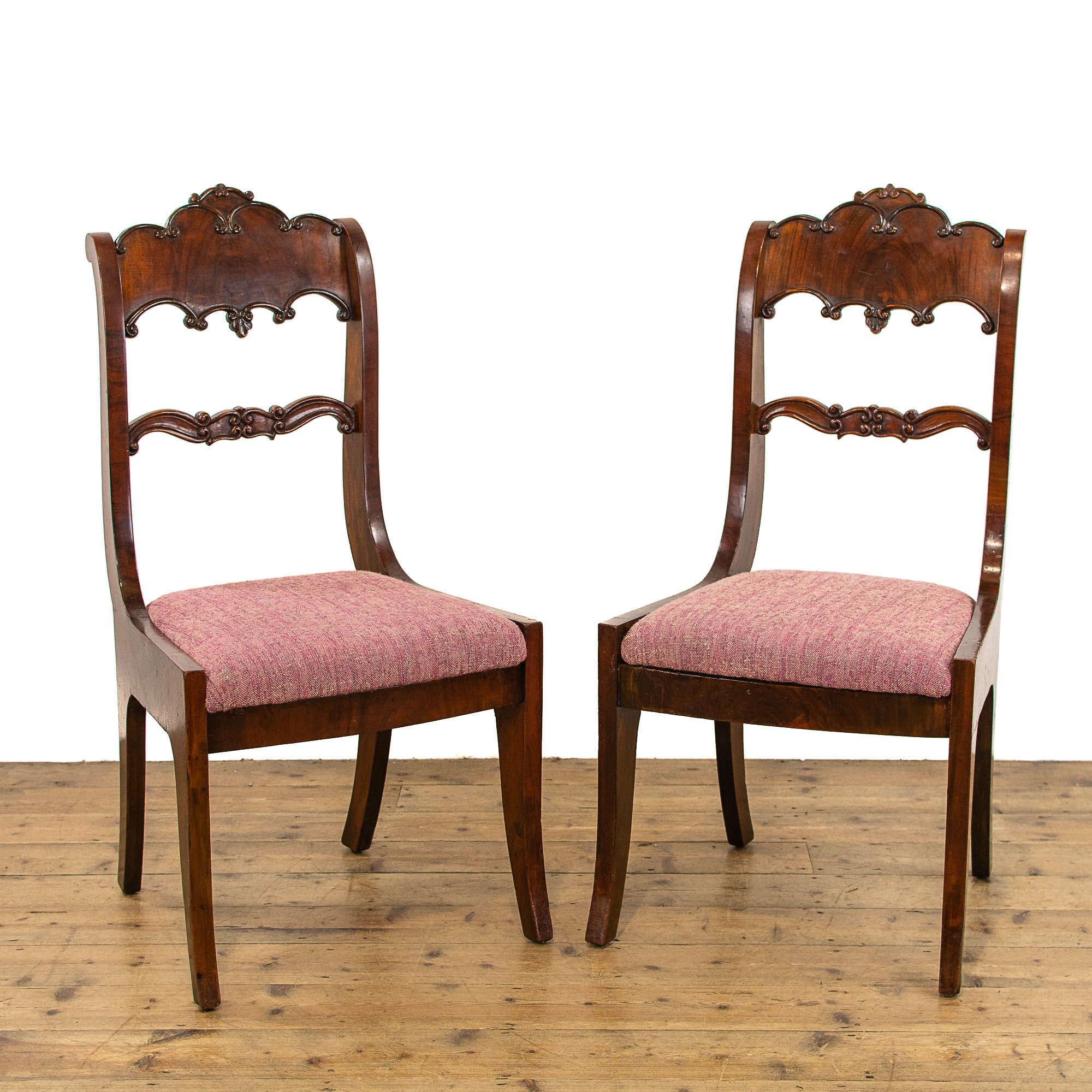 Antique Pair Of German Biedermeier Chairs