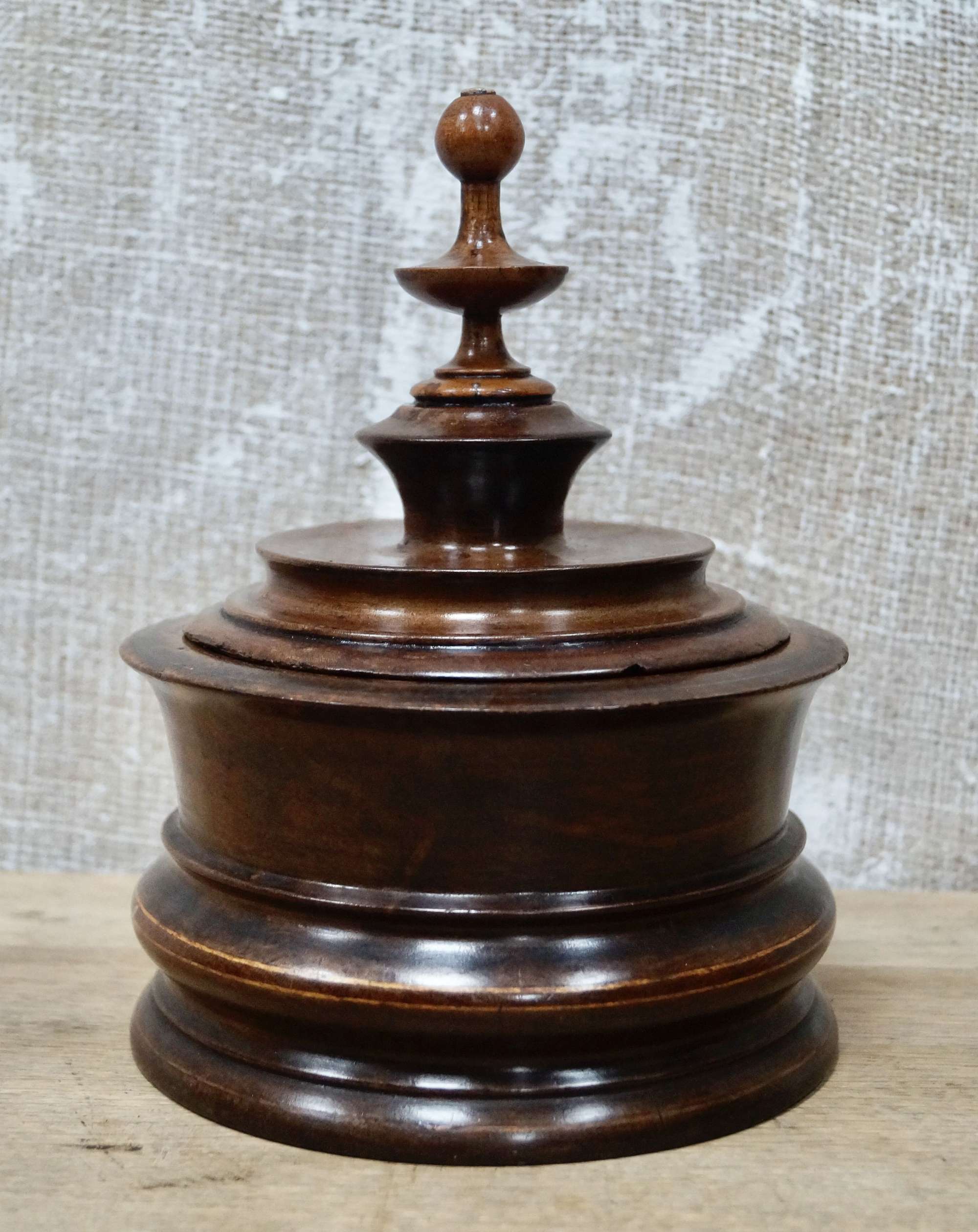 Antique Treen 19th Century Dutch Tobacco Jar