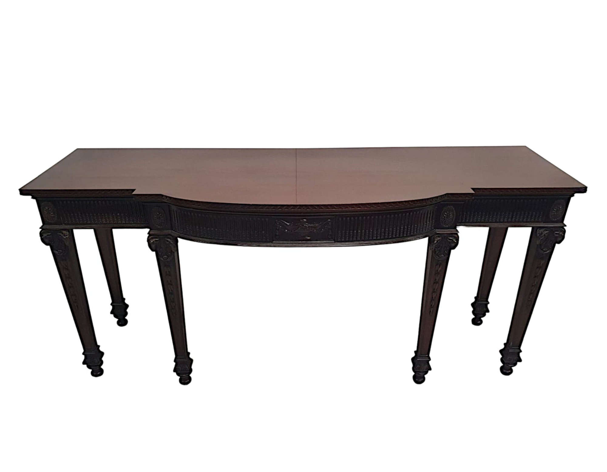 A Rare Edwardian Console Or Antique Hall Table In The Manner Of Adams By Maples Of London