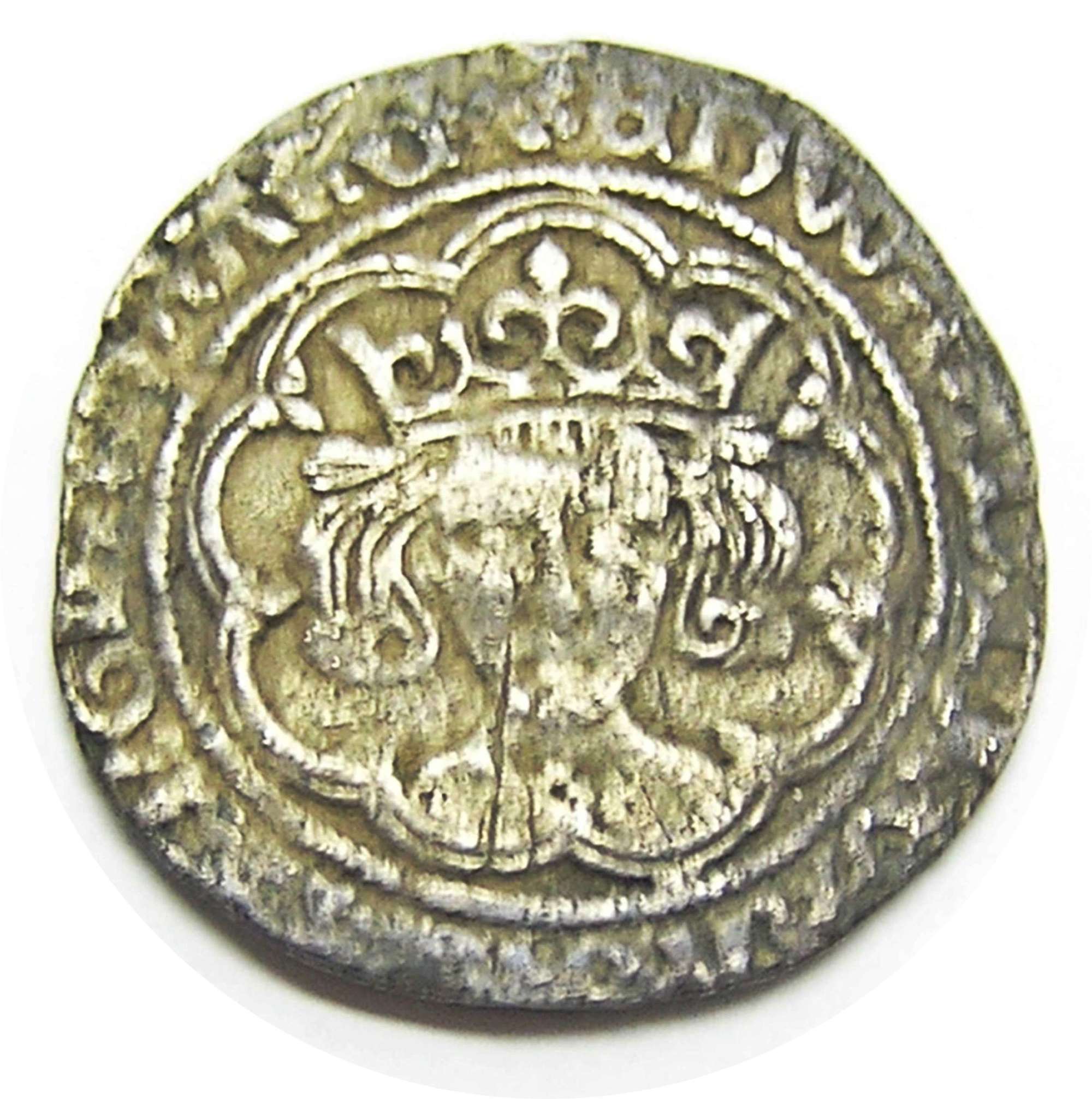 Medieval silver groat of king Edward IV London