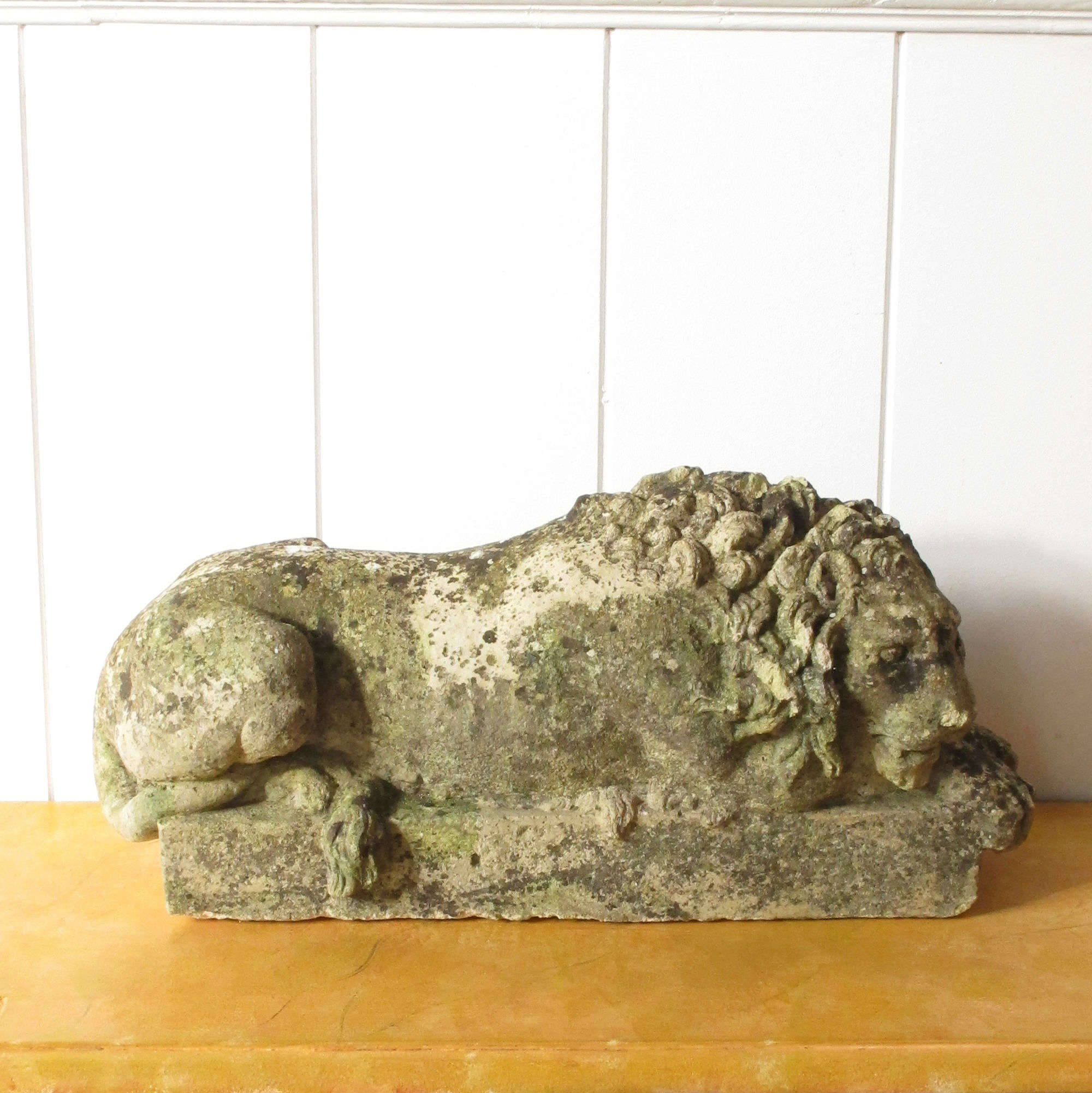 Stone Recumbent Lion