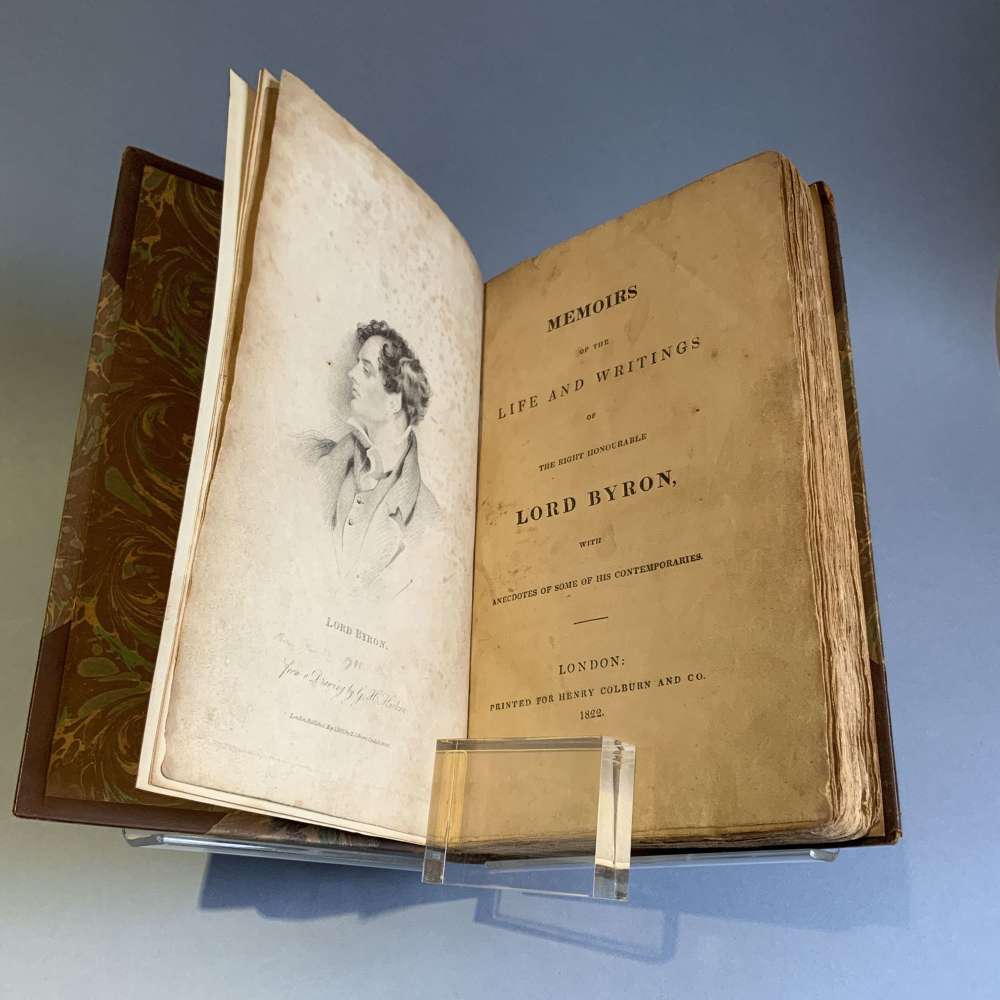Memoirs of the Life & Writings of the Right Honourable Lord Byron