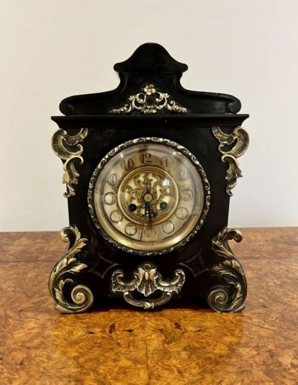Antique Victorian Quality Marble Eight Day Mantle Clock