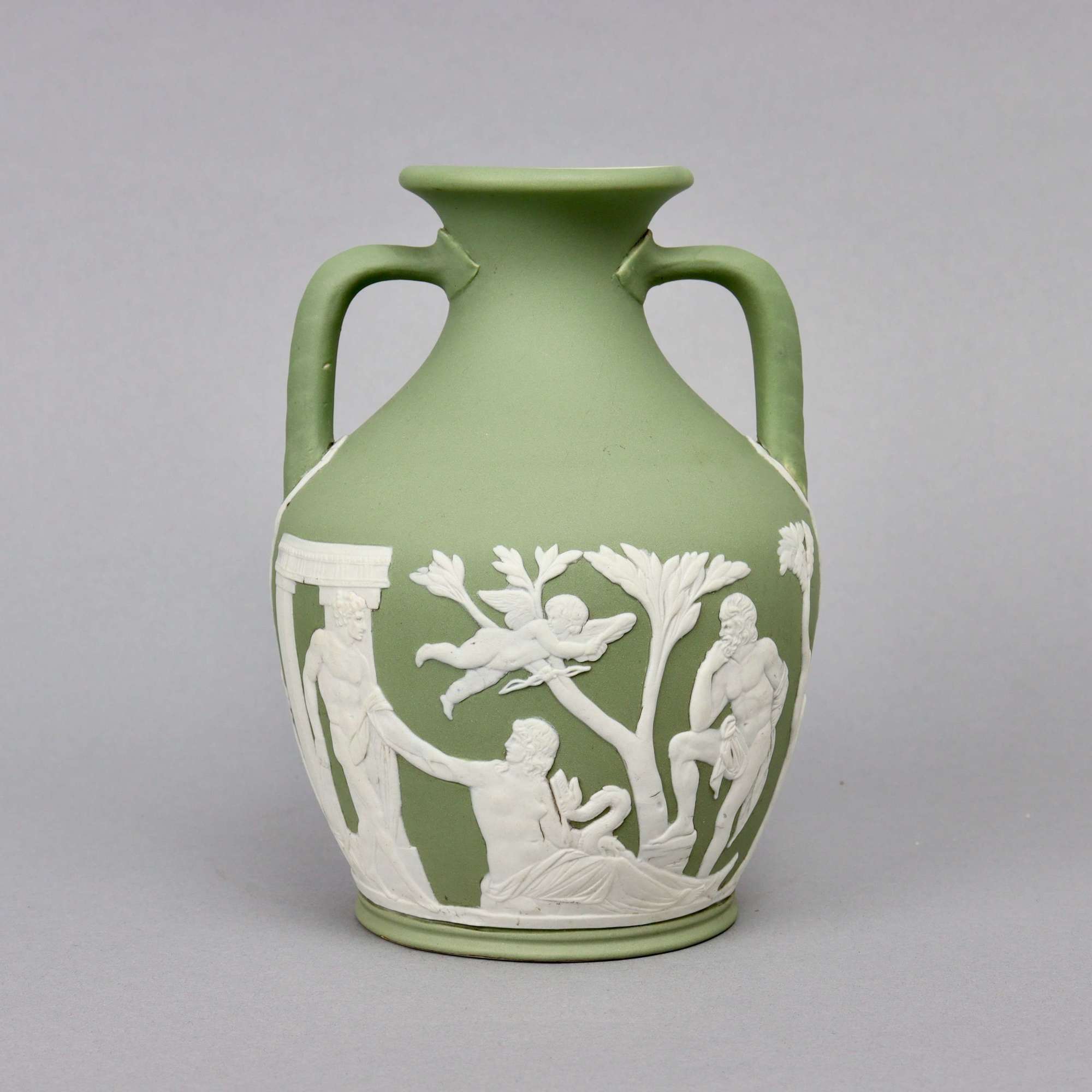 Wedgwood Green Jasper Portland Vase