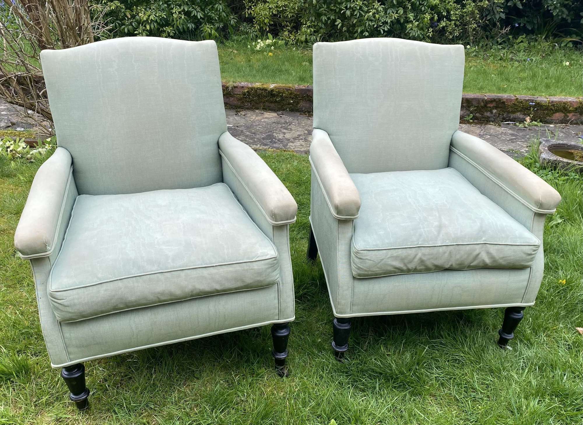 Pair of 19th century armchairs