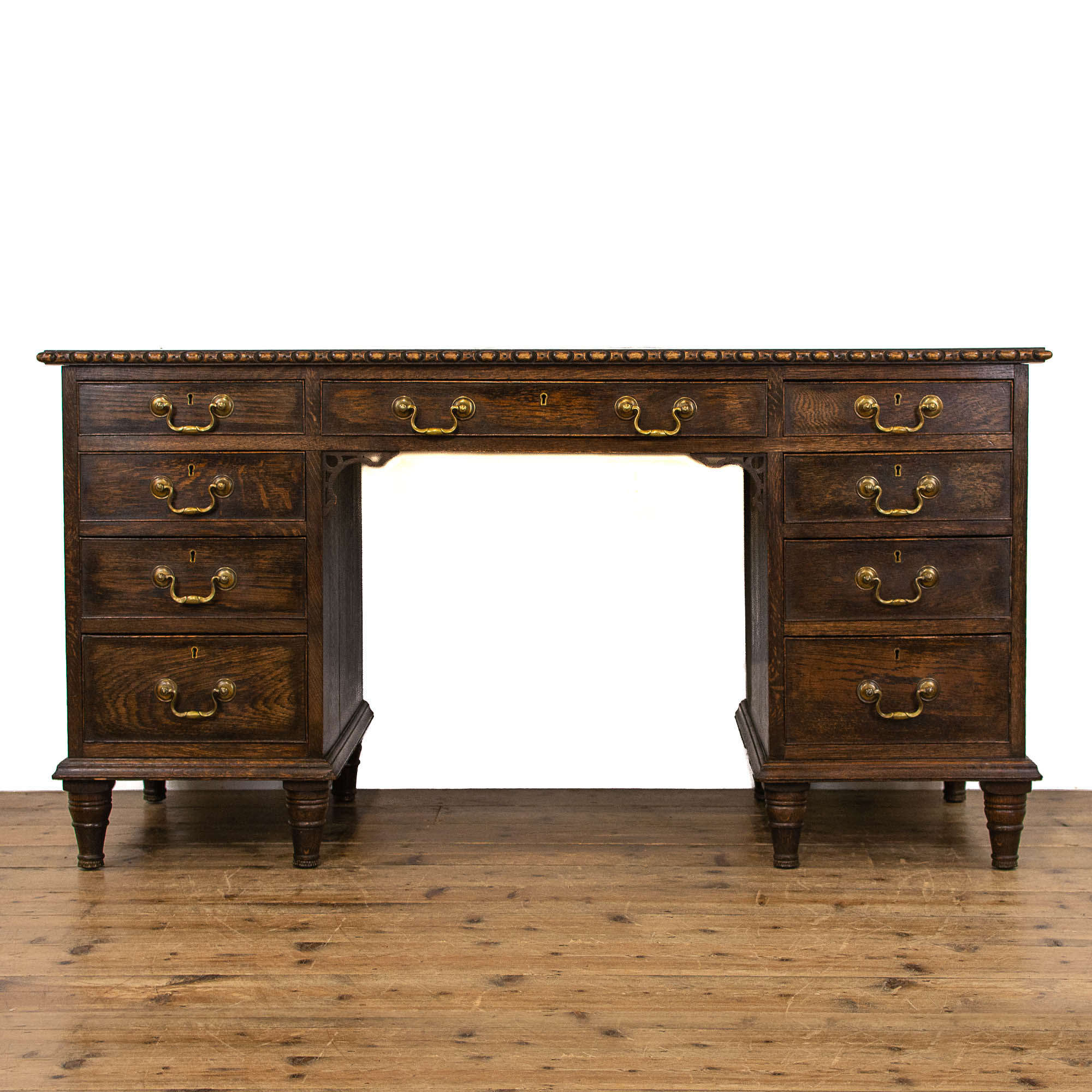Antique Stained Oak Writing Desk