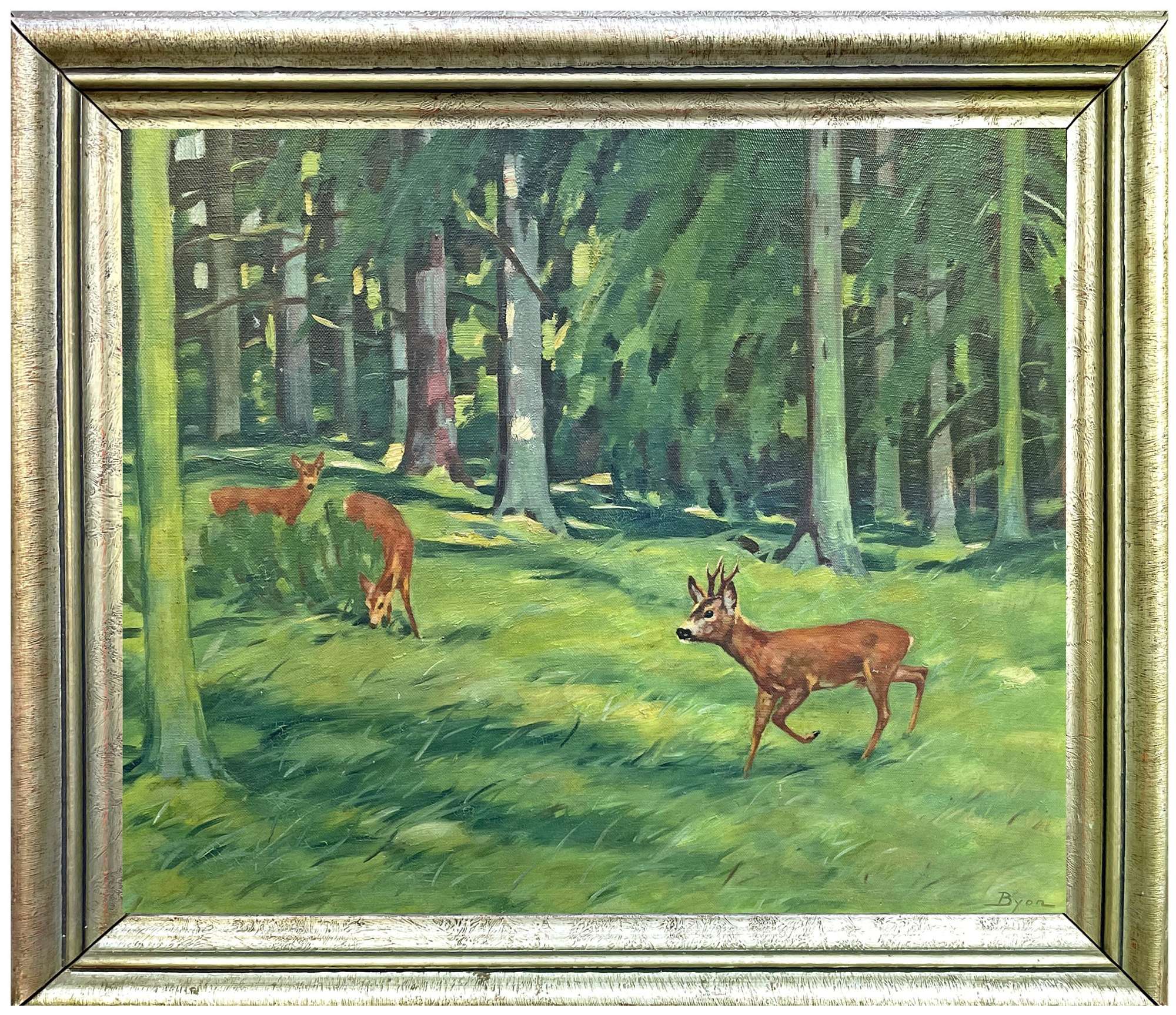 Roe Deer In The Wood – Constant Freiher Byon