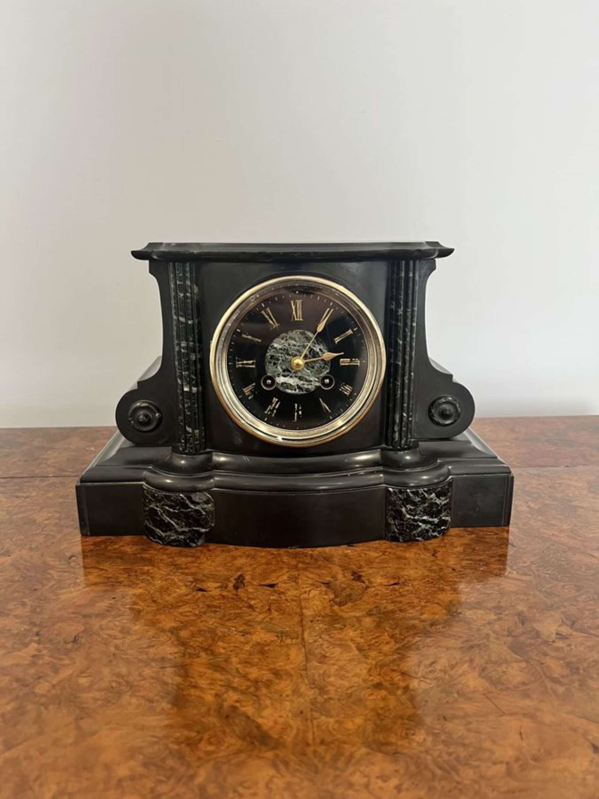 Quality antique Victorian eight day mantle clock