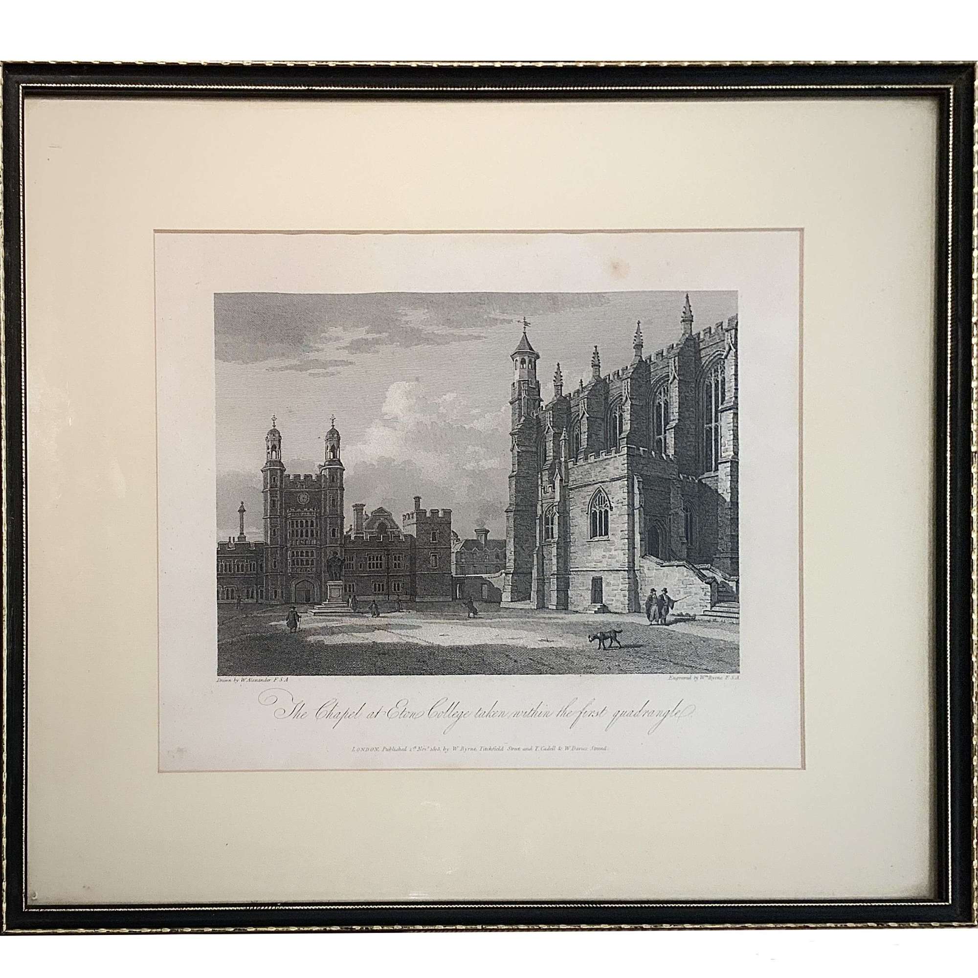 William Alexander (1767-1816) & William Byrne (1743-1805) Eton Chapel