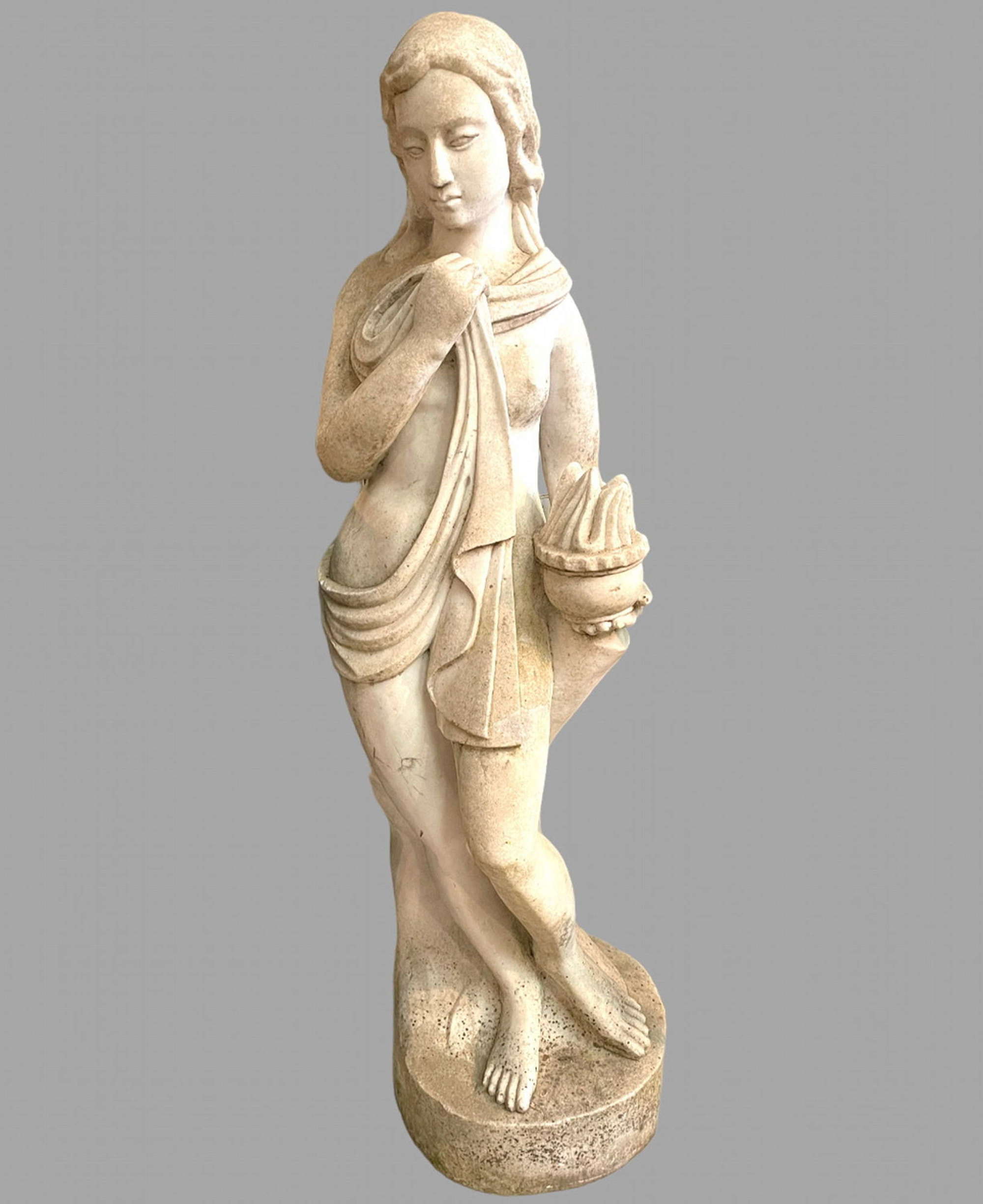A 19th Century Sculpture of a Female