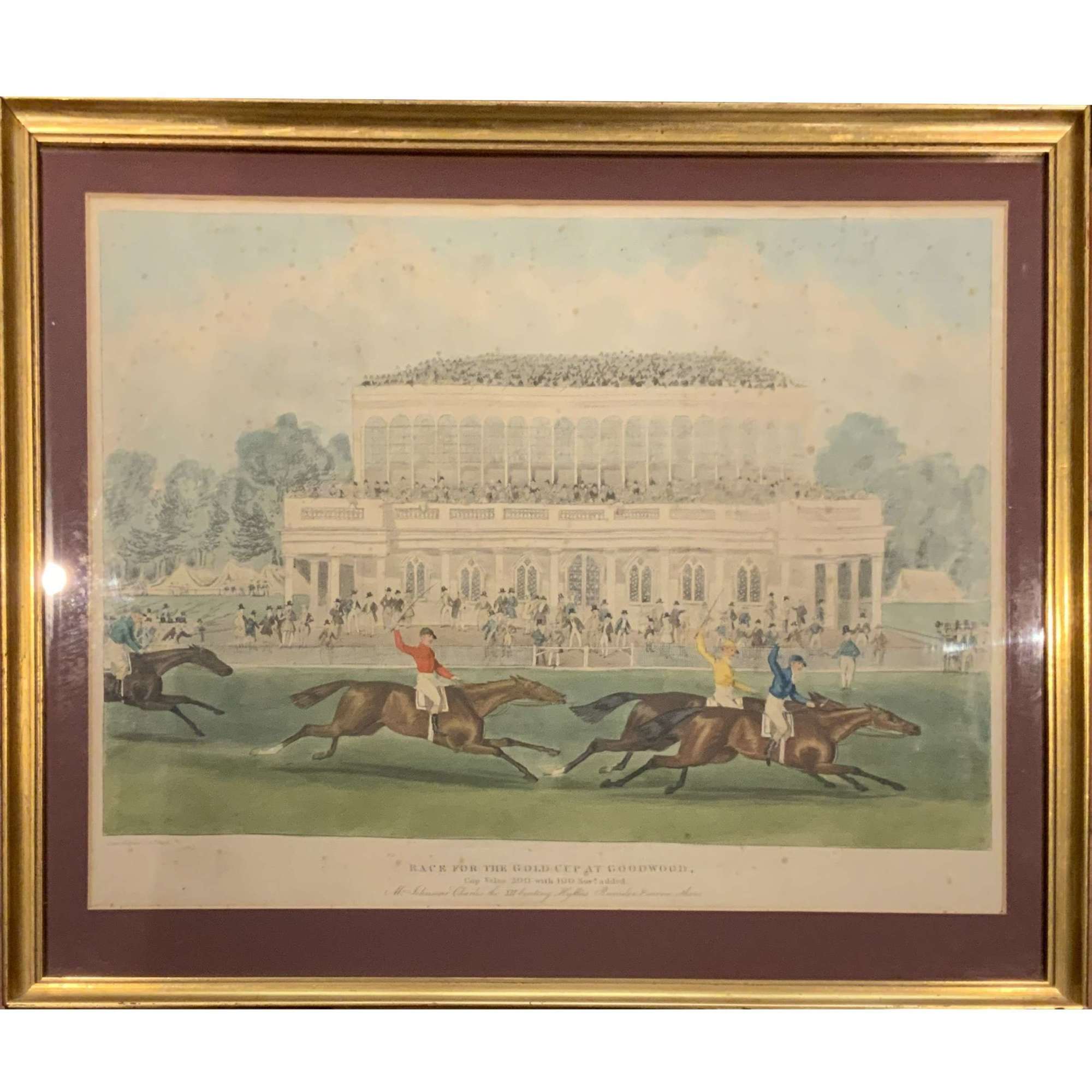 “Race for the Goodwood Gold Cup” James Pollard (1792–1867)