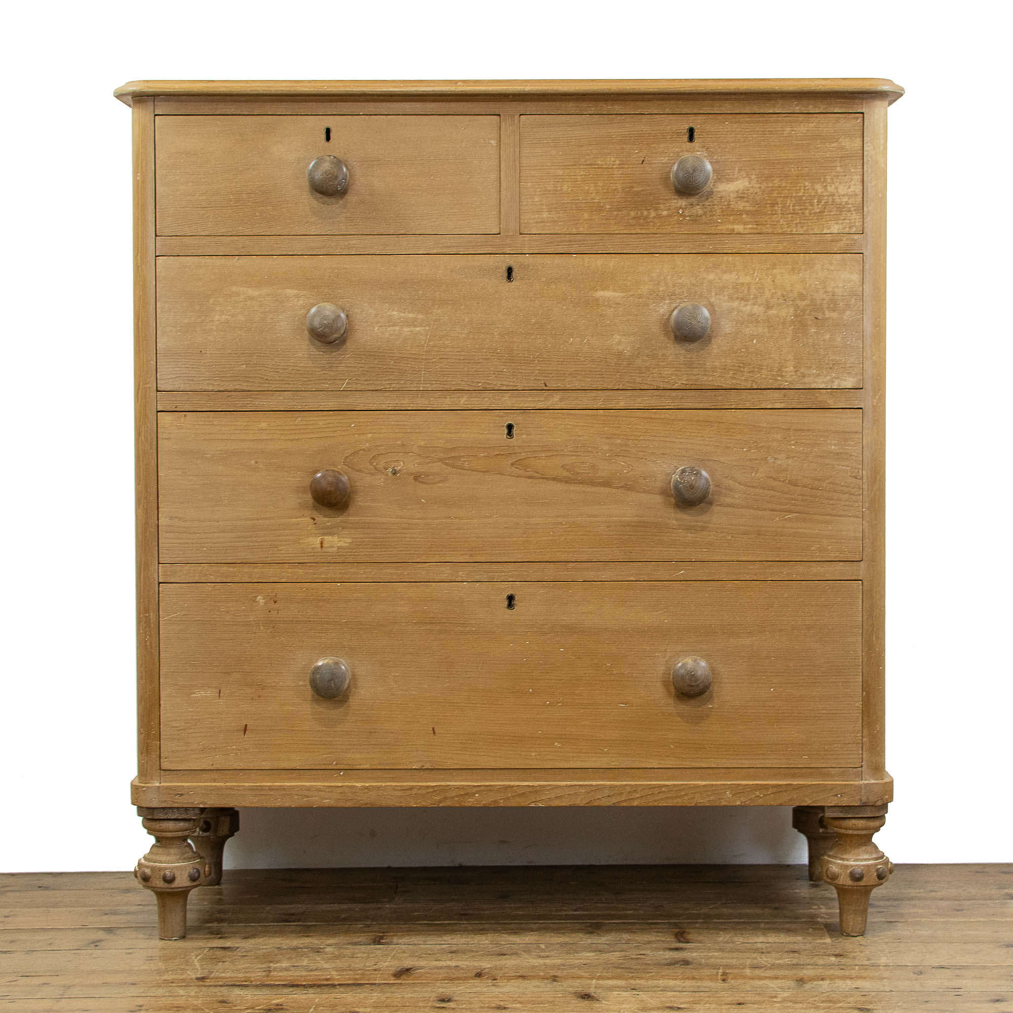 Victorian Antique Pine Chest Of Drawers