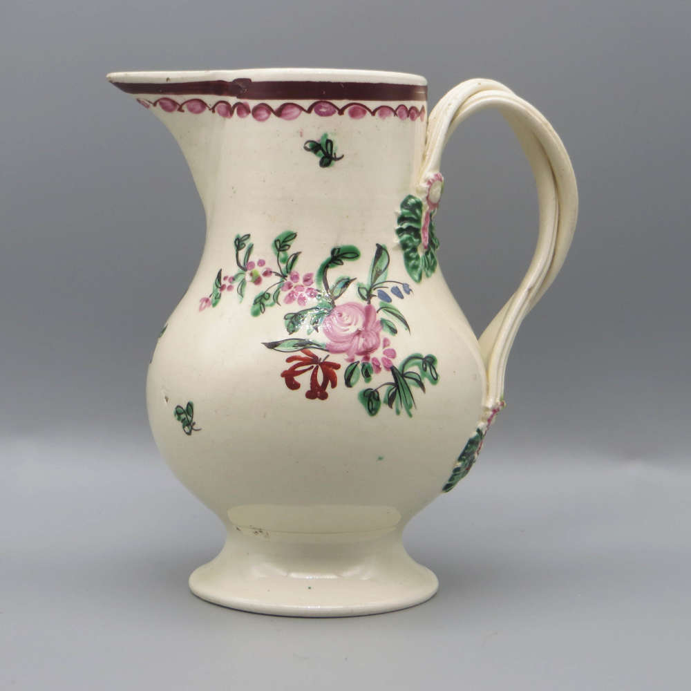 Creamware milk jug