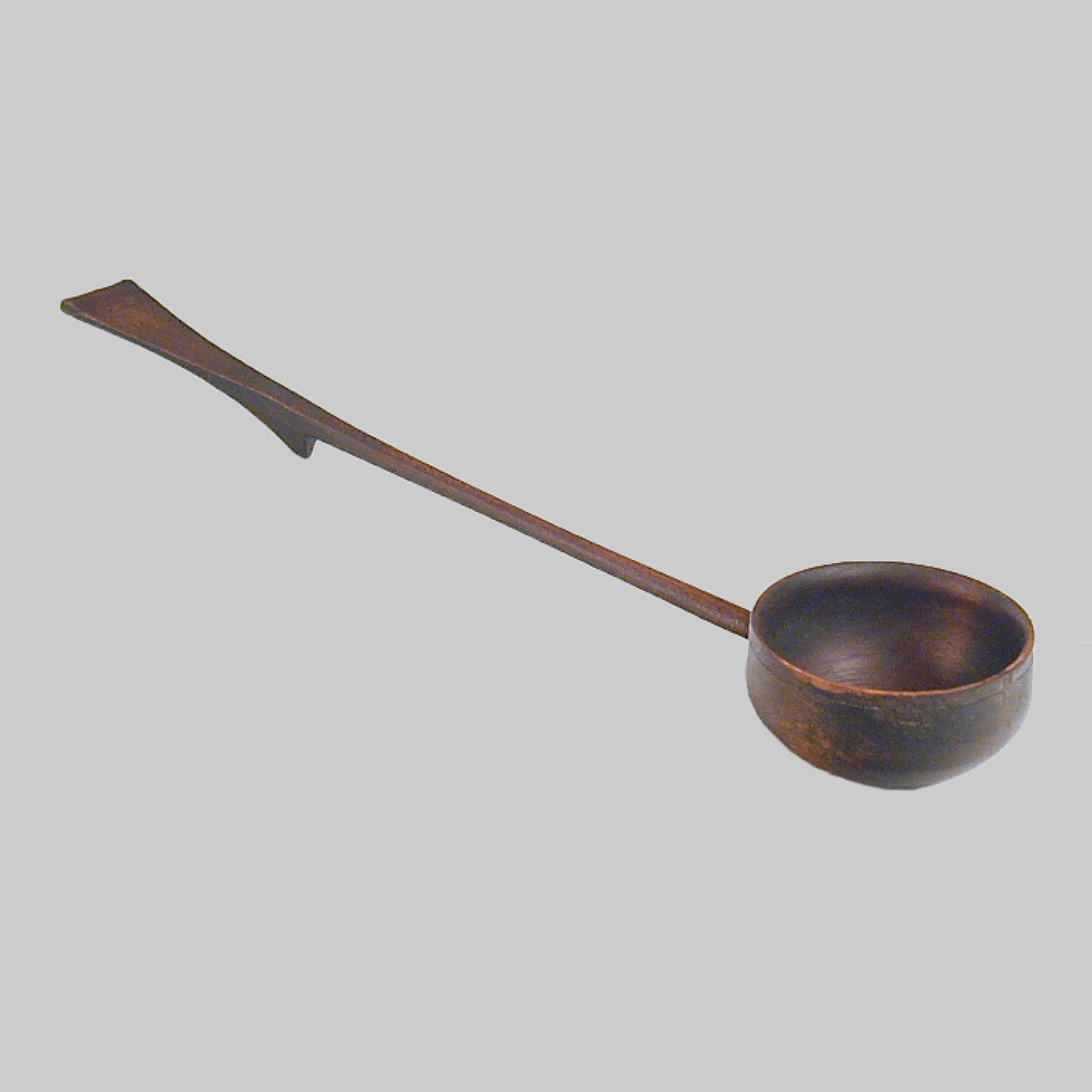 18th century antique treen punch ladle