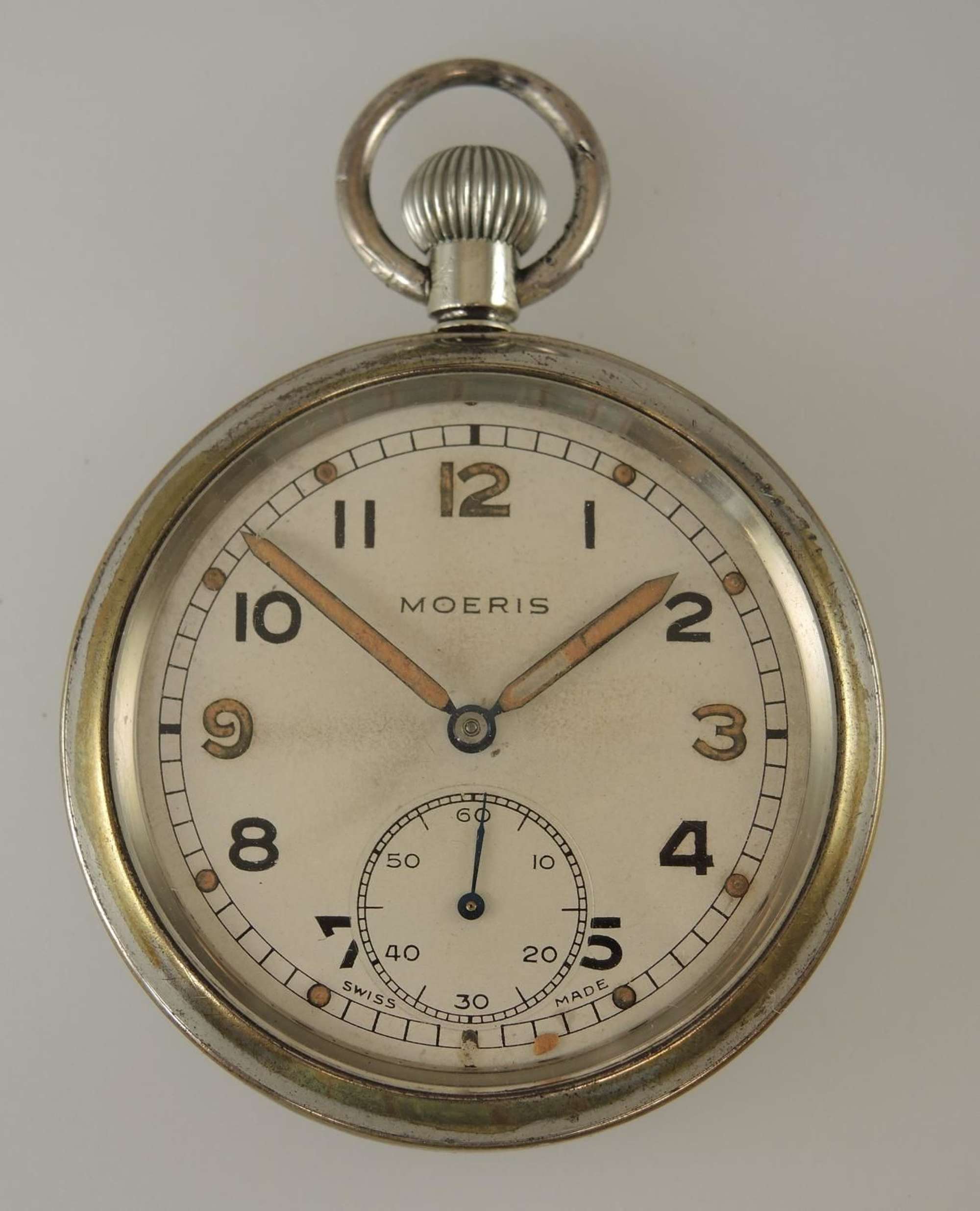 Military WWII MOERIS Pocket Watch. c1940