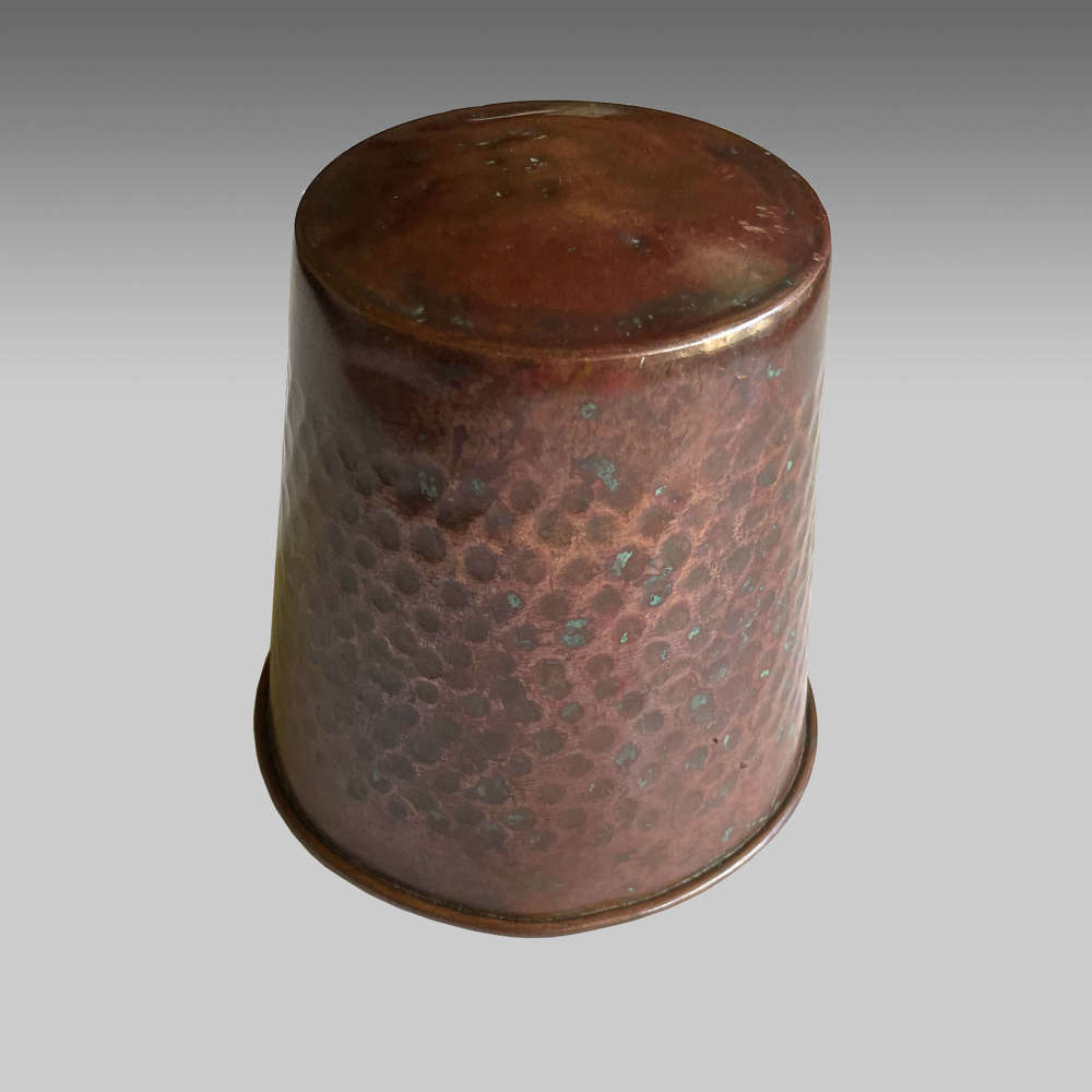 Giant copper thimble