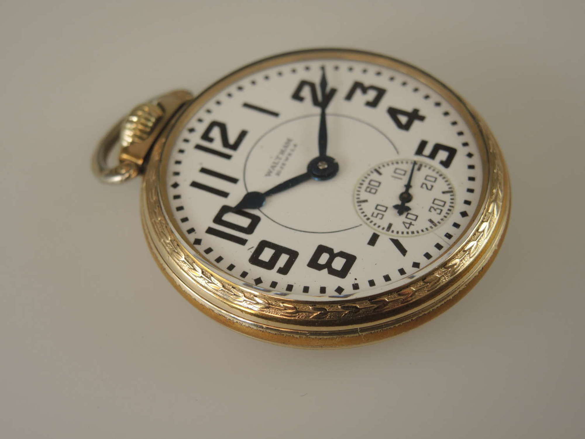 16 size 21 Jewel Waltham Riverside pocket watch.c1936