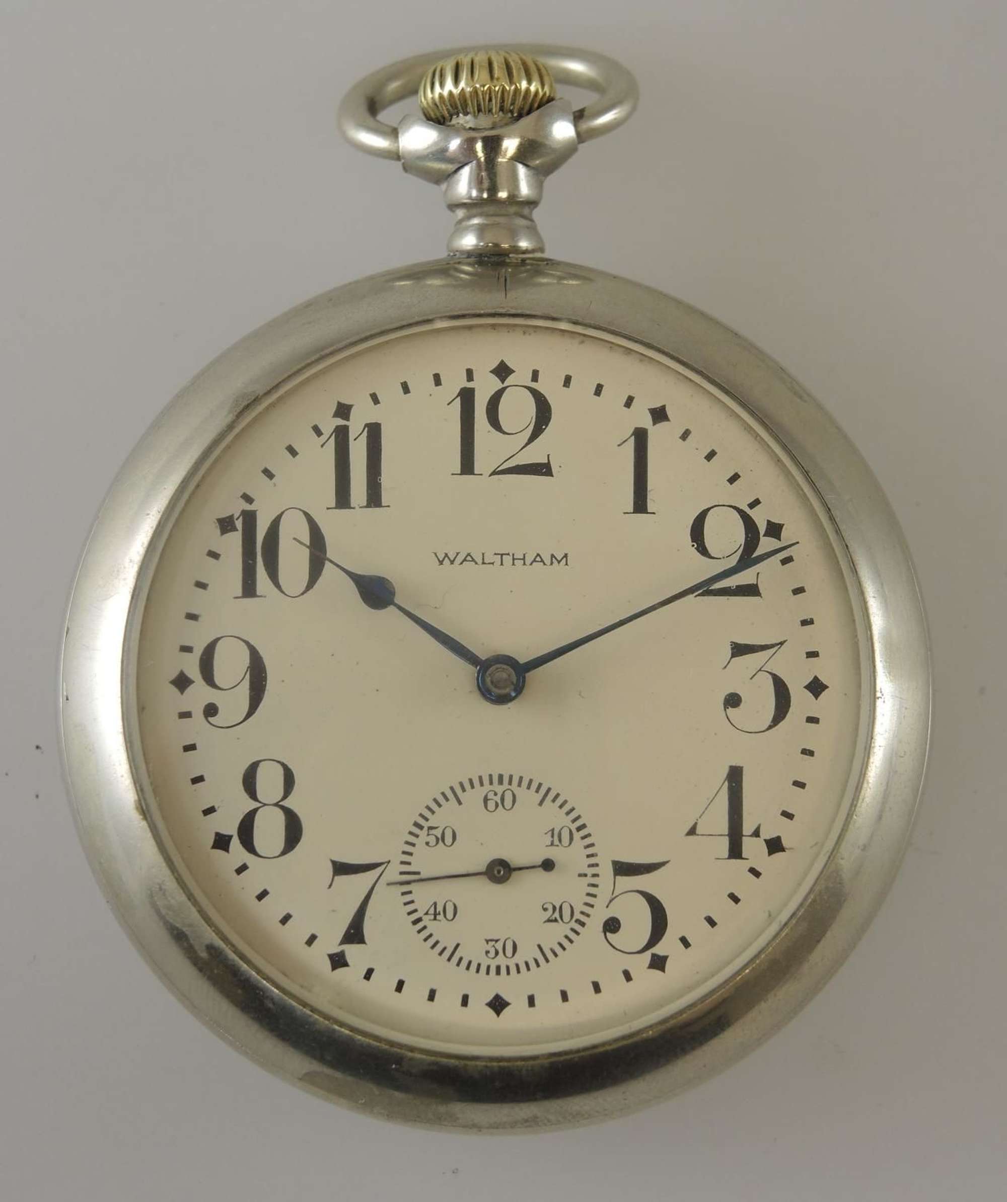 18 size 21 Jewel Waltham Crescent Street Pocket Watch. c1903