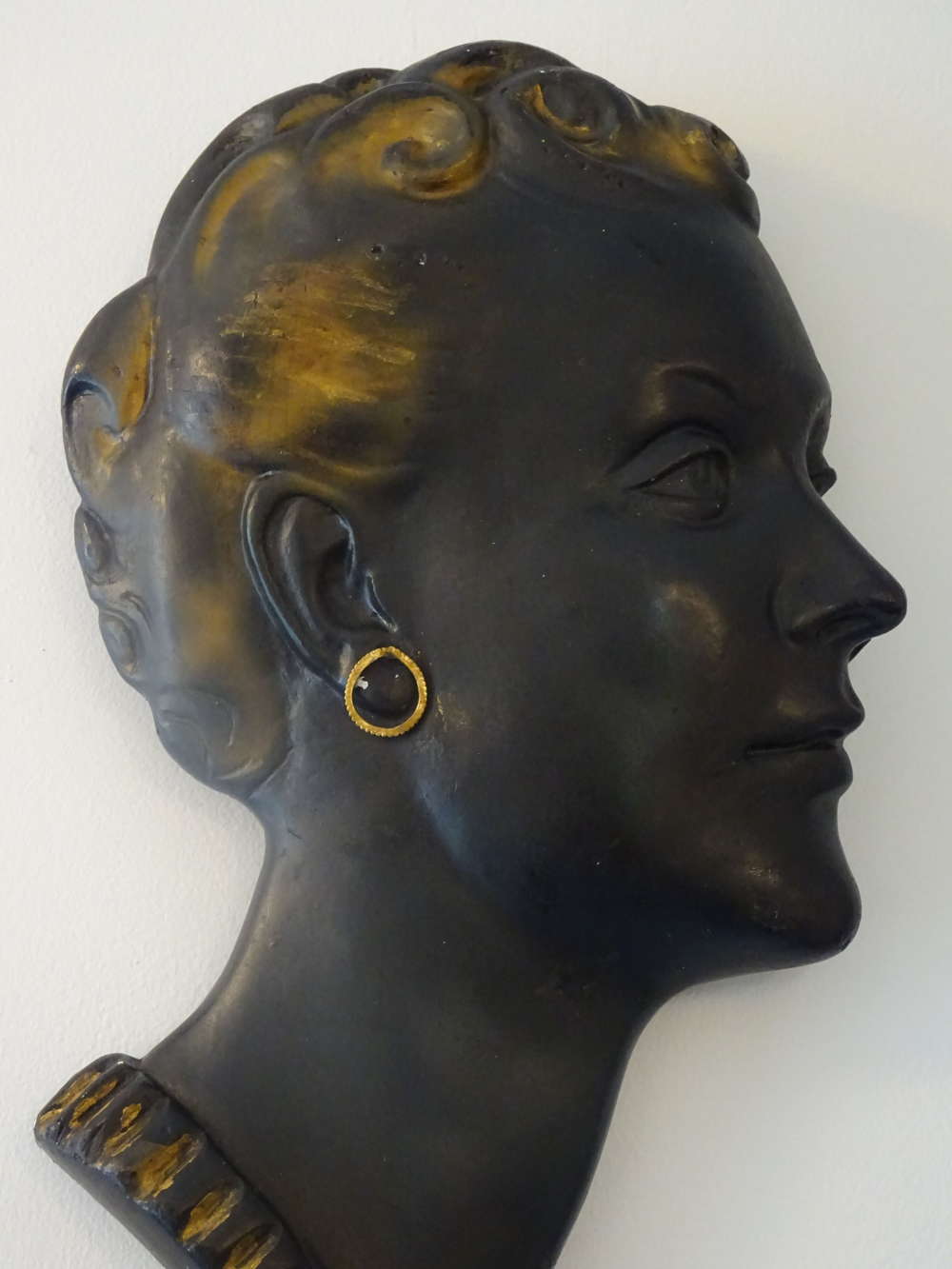 Deco Lady Wall Plaque