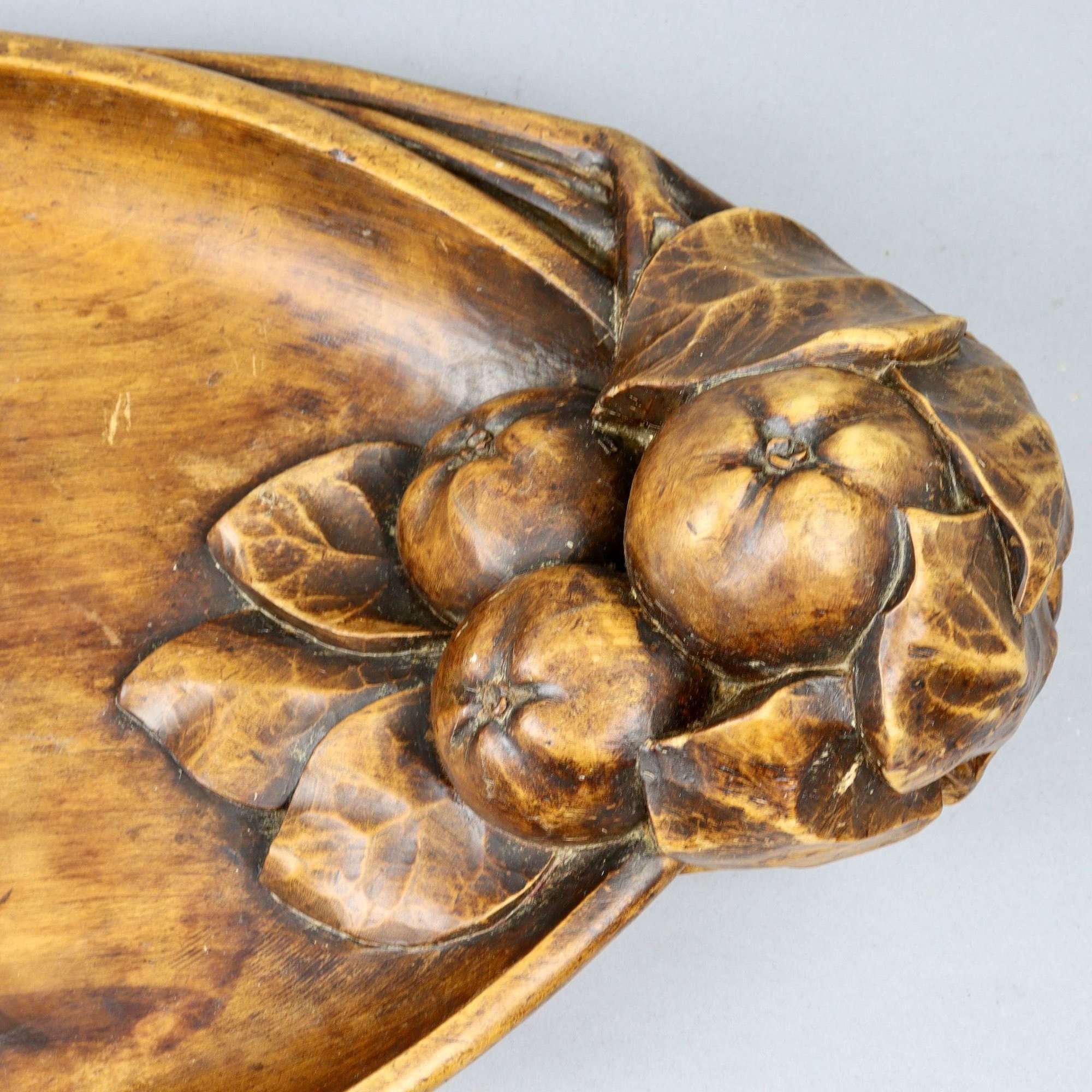 Well Carved Wooden Tray