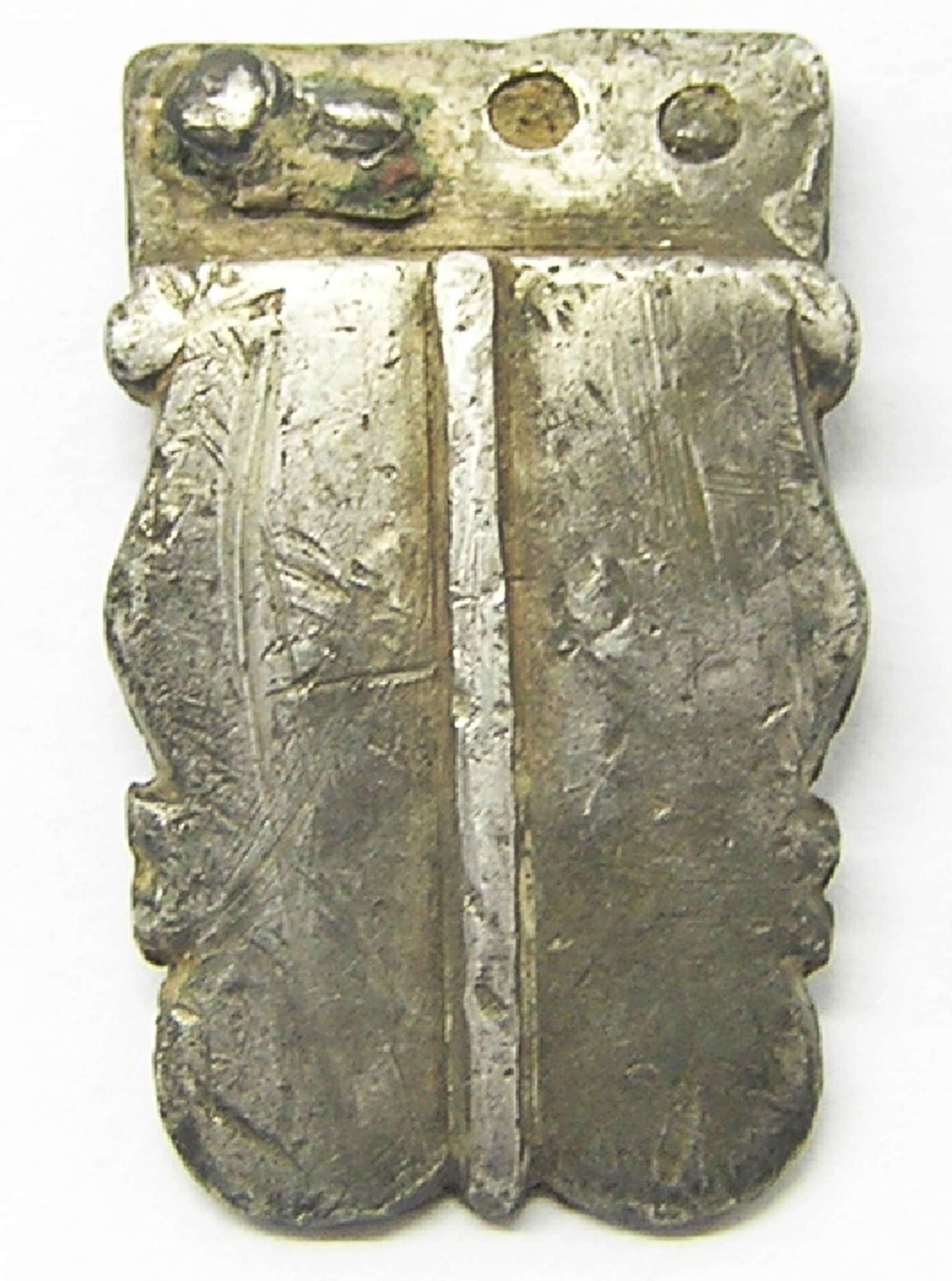 Anglo-Scandinavian silver strapend Thomas's Class E, Type 5